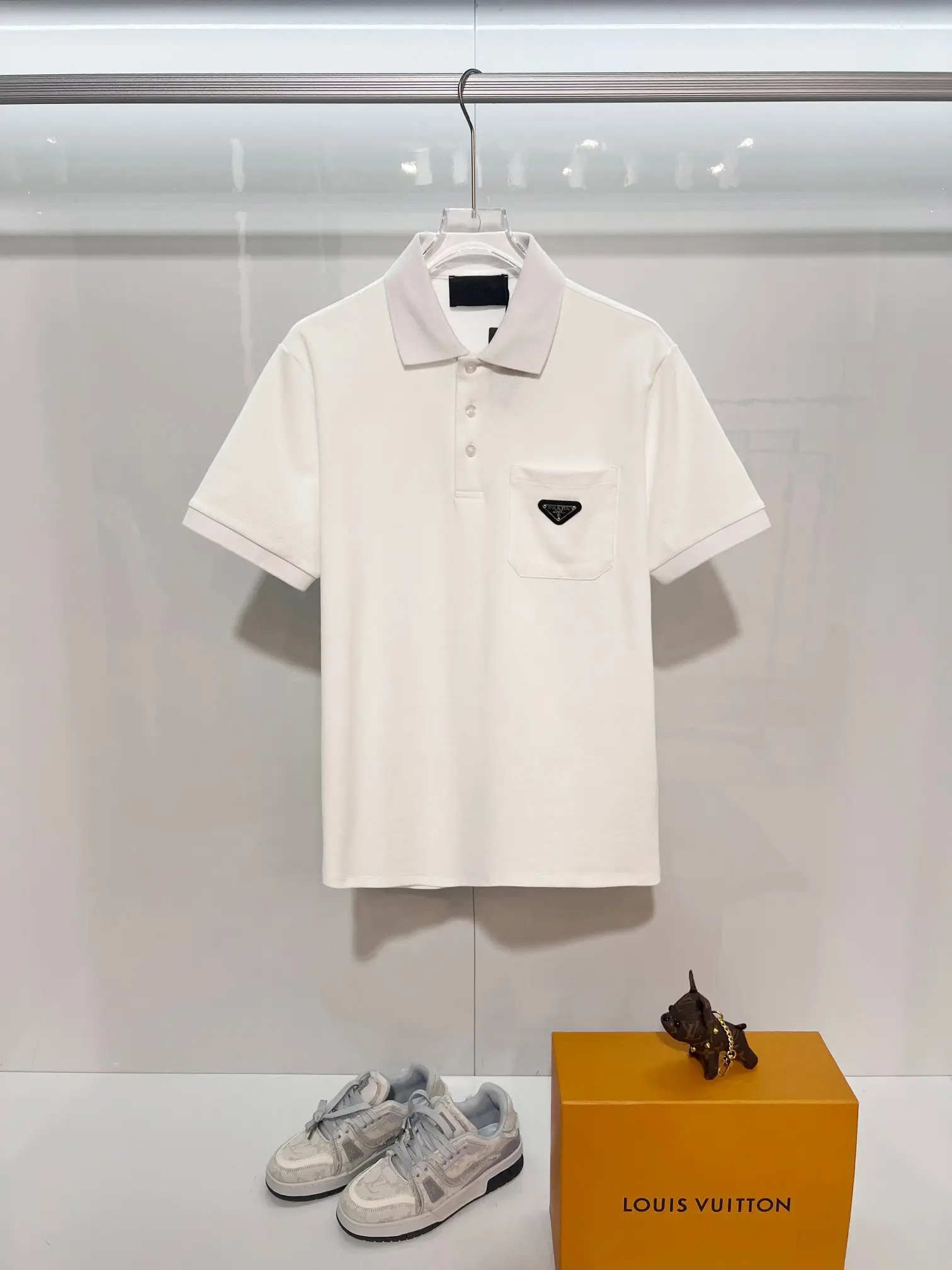 Logo-Appliquéd Cotton-Piqué Polo Shirt D15013633