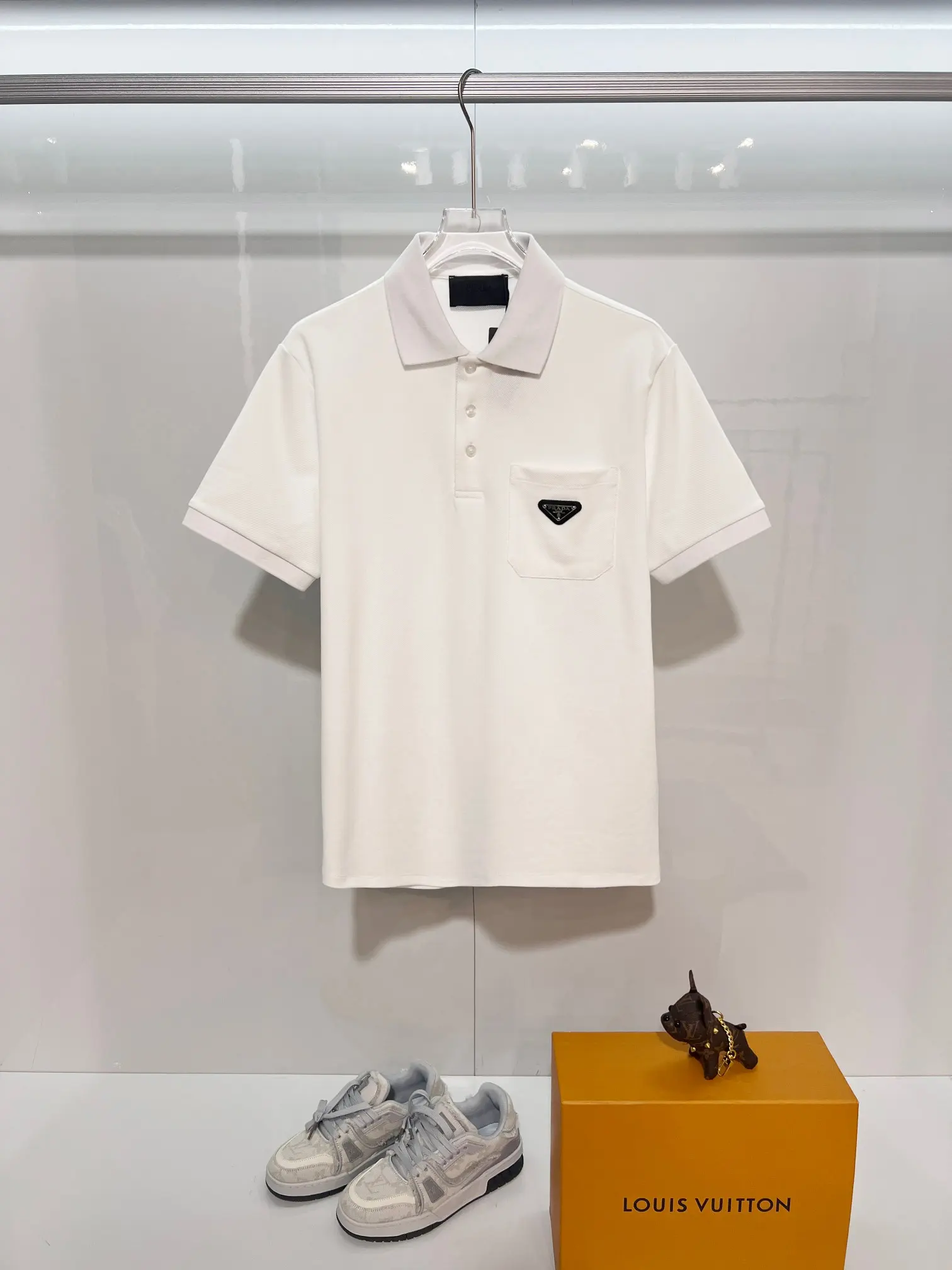 Logo-Appliquéd Cotton-Piqué Polo Shirt D15013633