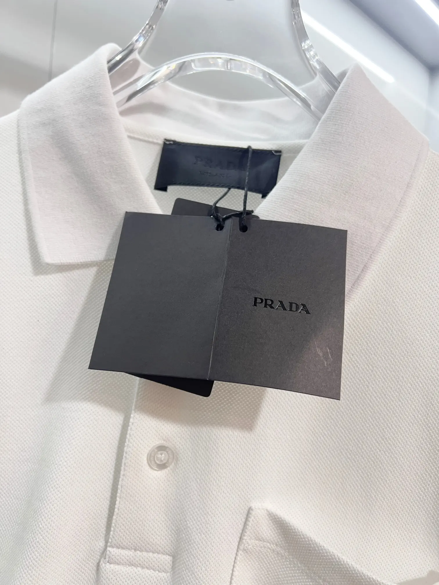 Logo-Appliquéd Cotton-Piqué Polo Shirt D15013633 — view 4