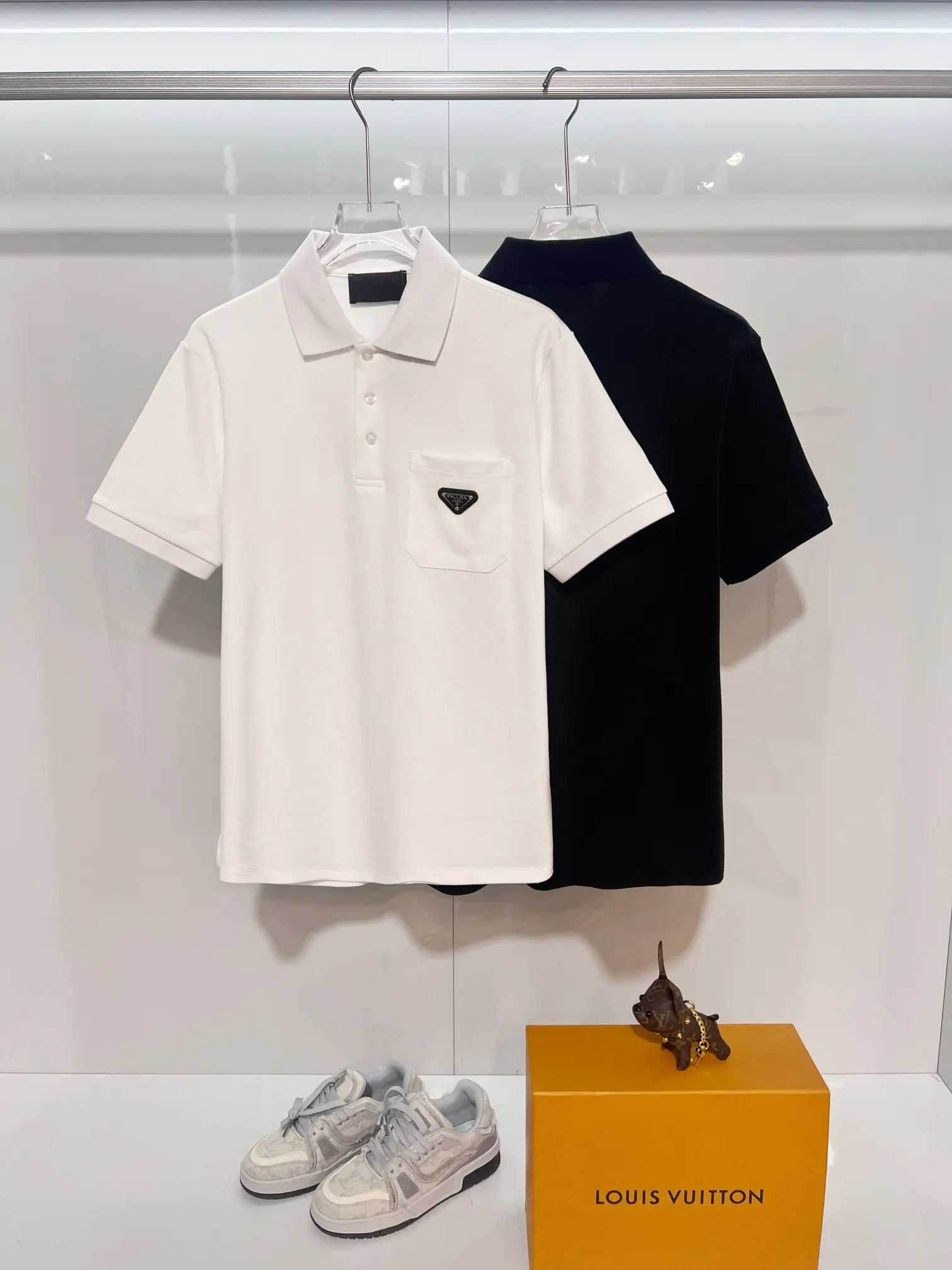 Logo-Appliquéd Cotton-Piqué Polo Shirt D15013633 — view 11