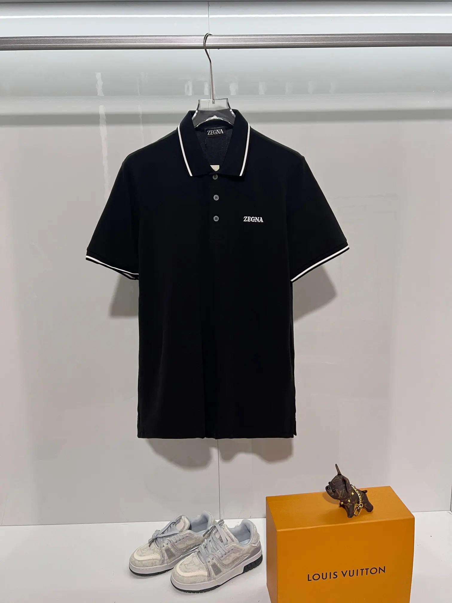 Logo-Embroidered Piqué Cotton Polo Shirt D15013470