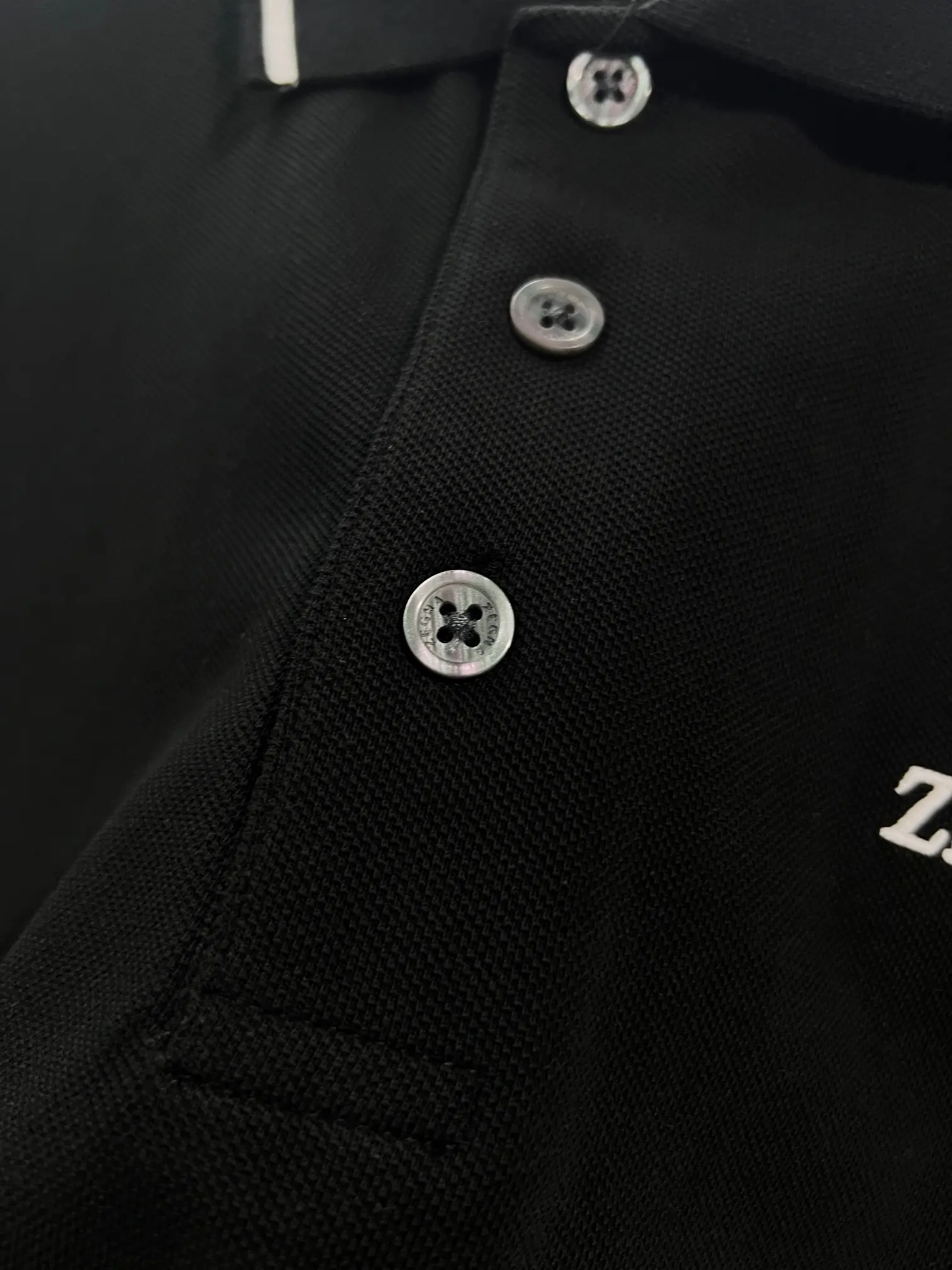 Logo-Embroidered Piqué Cotton Polo Shirt D15013470 — view 8