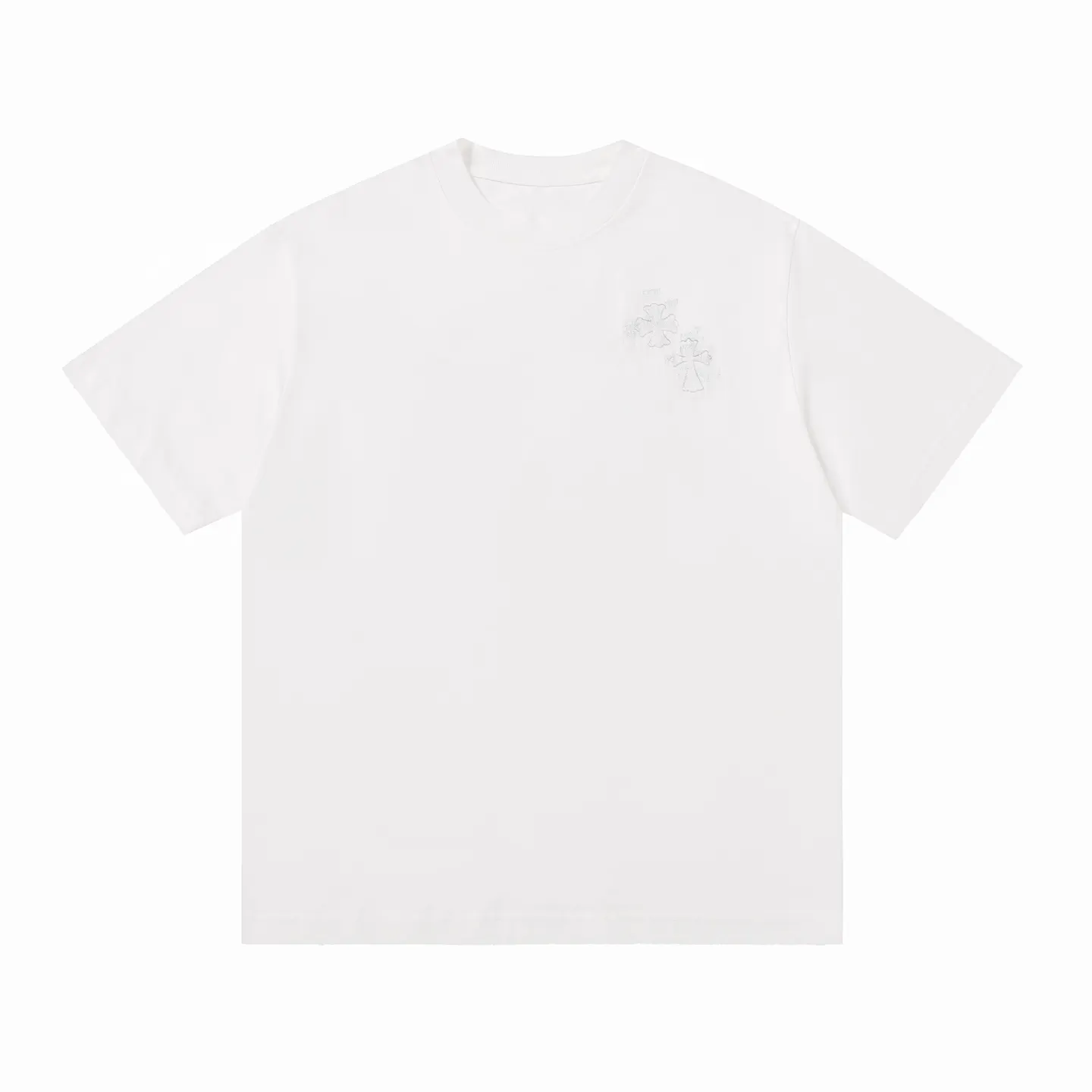 Hand-Painted Logo Cotton T-Shirt D15015581