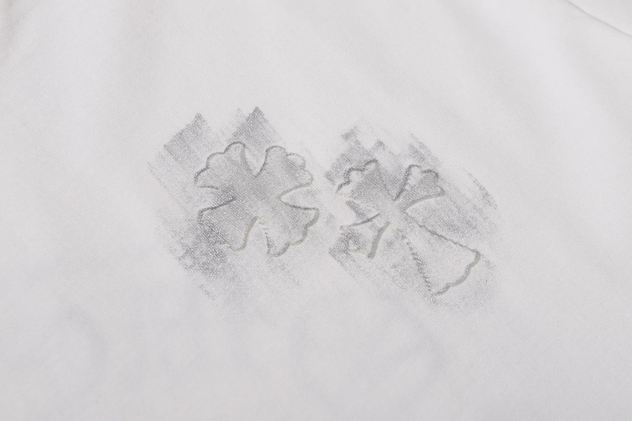 Hand-Painted Logo Cotton T-Shirt D15015581 — view 4