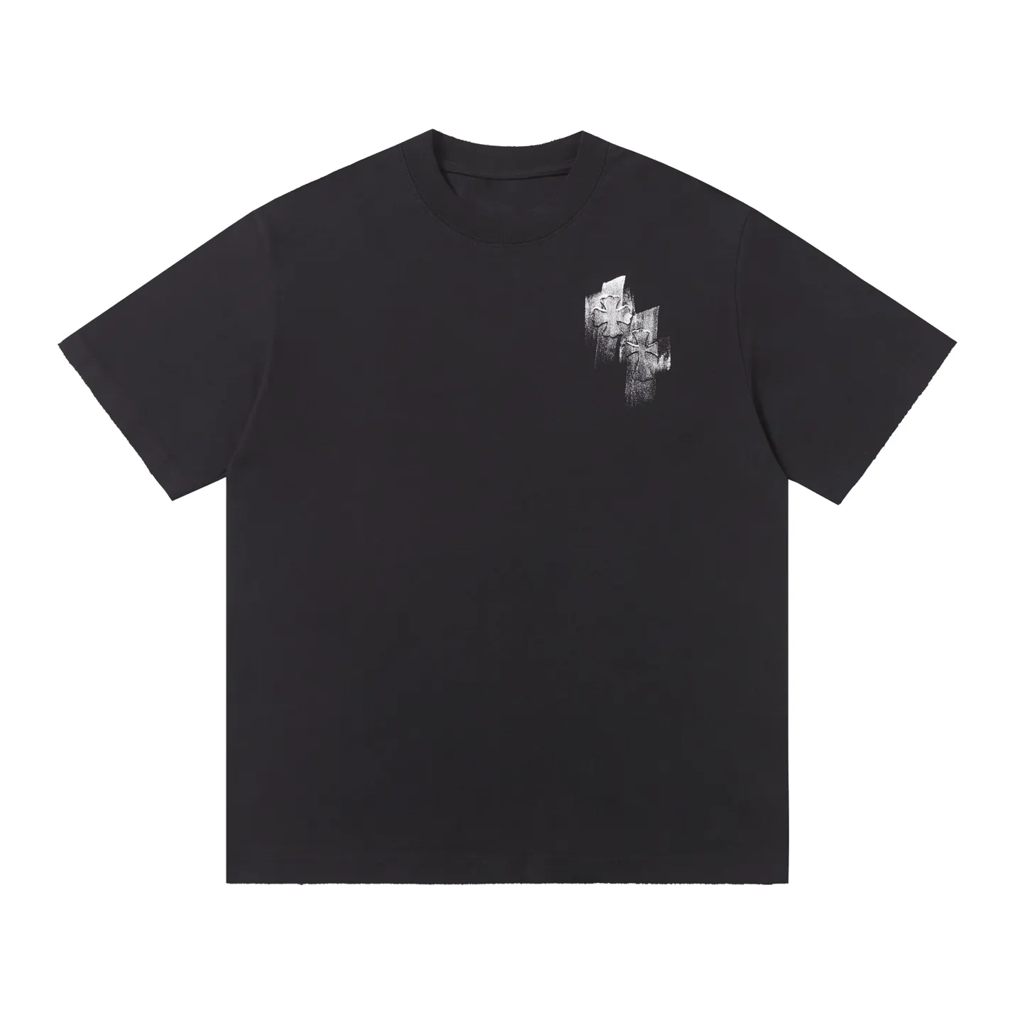 Hand-Painted Logo Cotton T-Shirt D15015580
