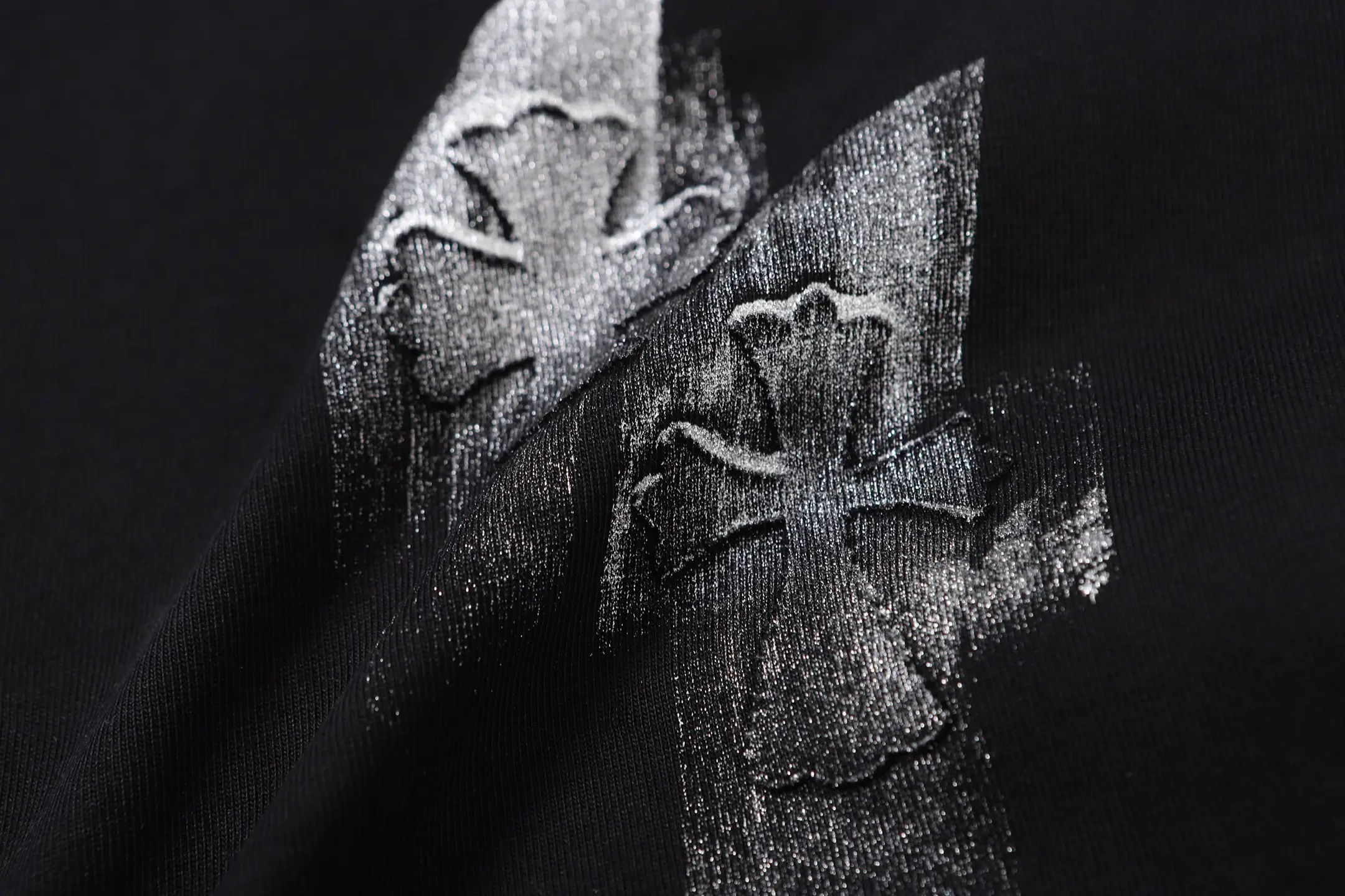 Hand-Painted Logo Cotton T-Shirt D15015580 — view 5