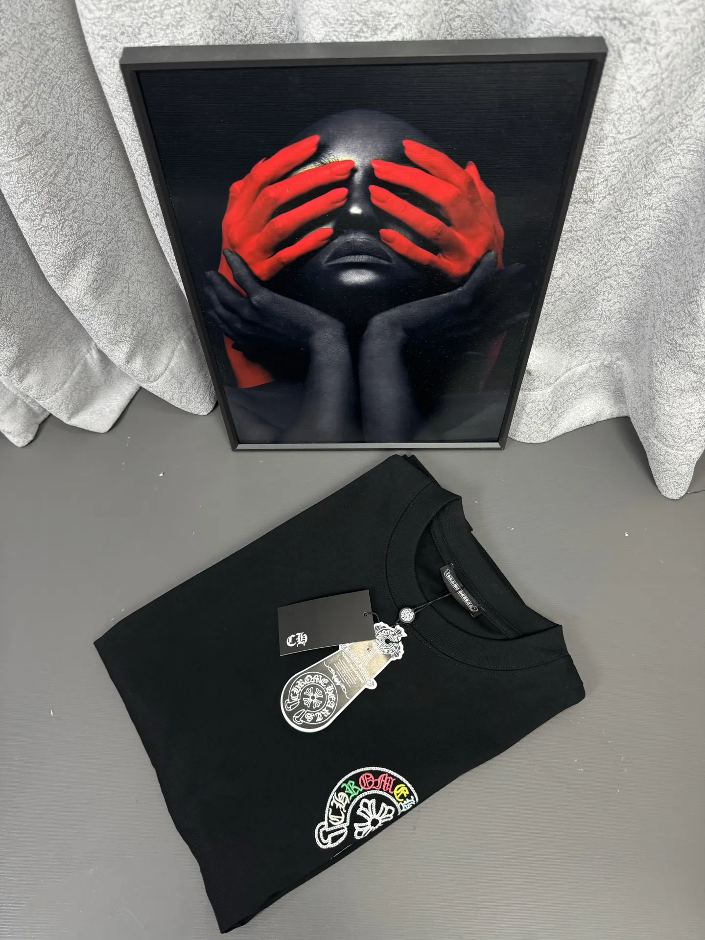 Embroidered Horseshoe Logo Cotton T-Shirt D15019581 — view 2