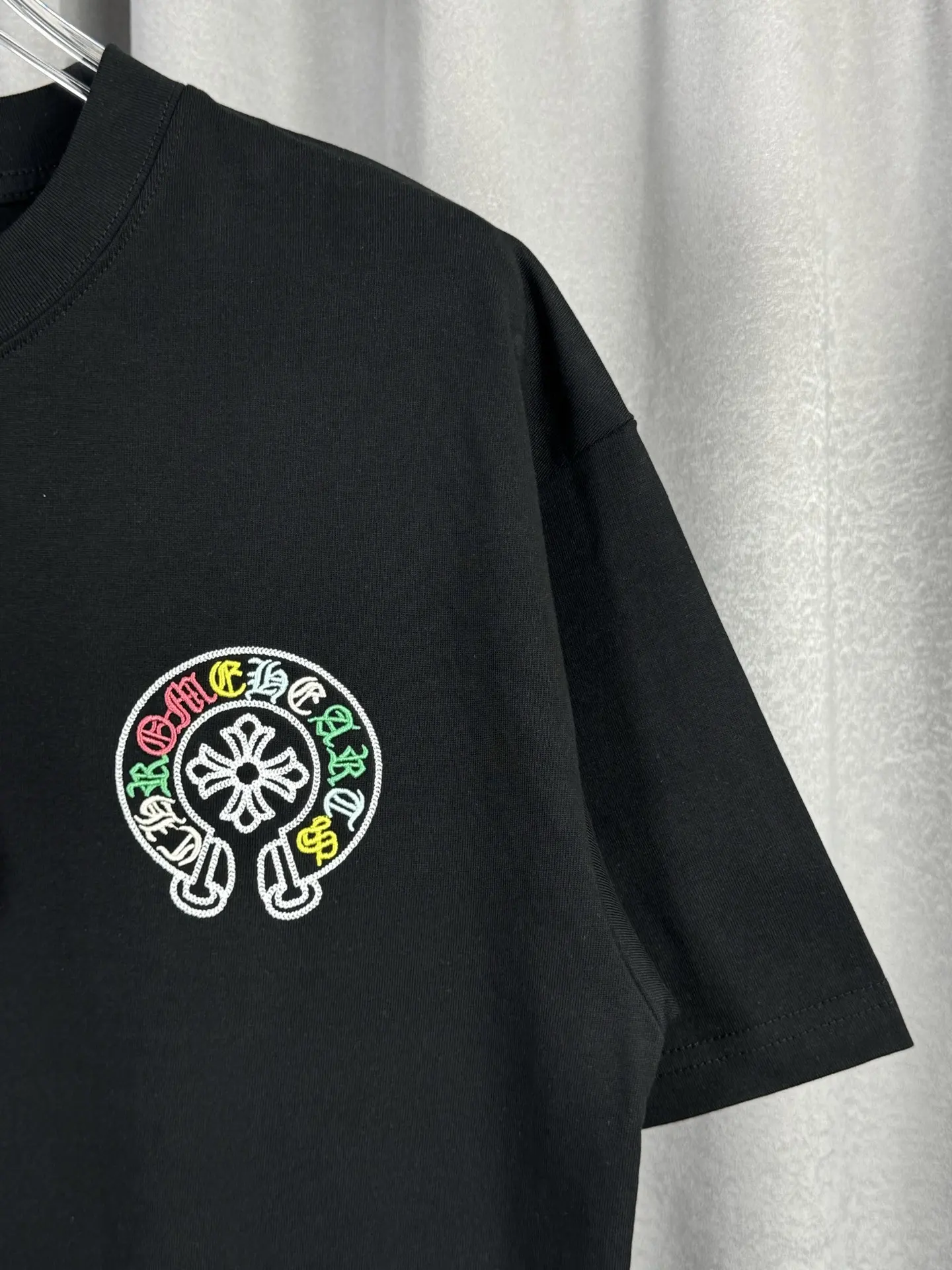 Embroidered Horseshoe Logo Cotton T-Shirt D15019581 — view 4