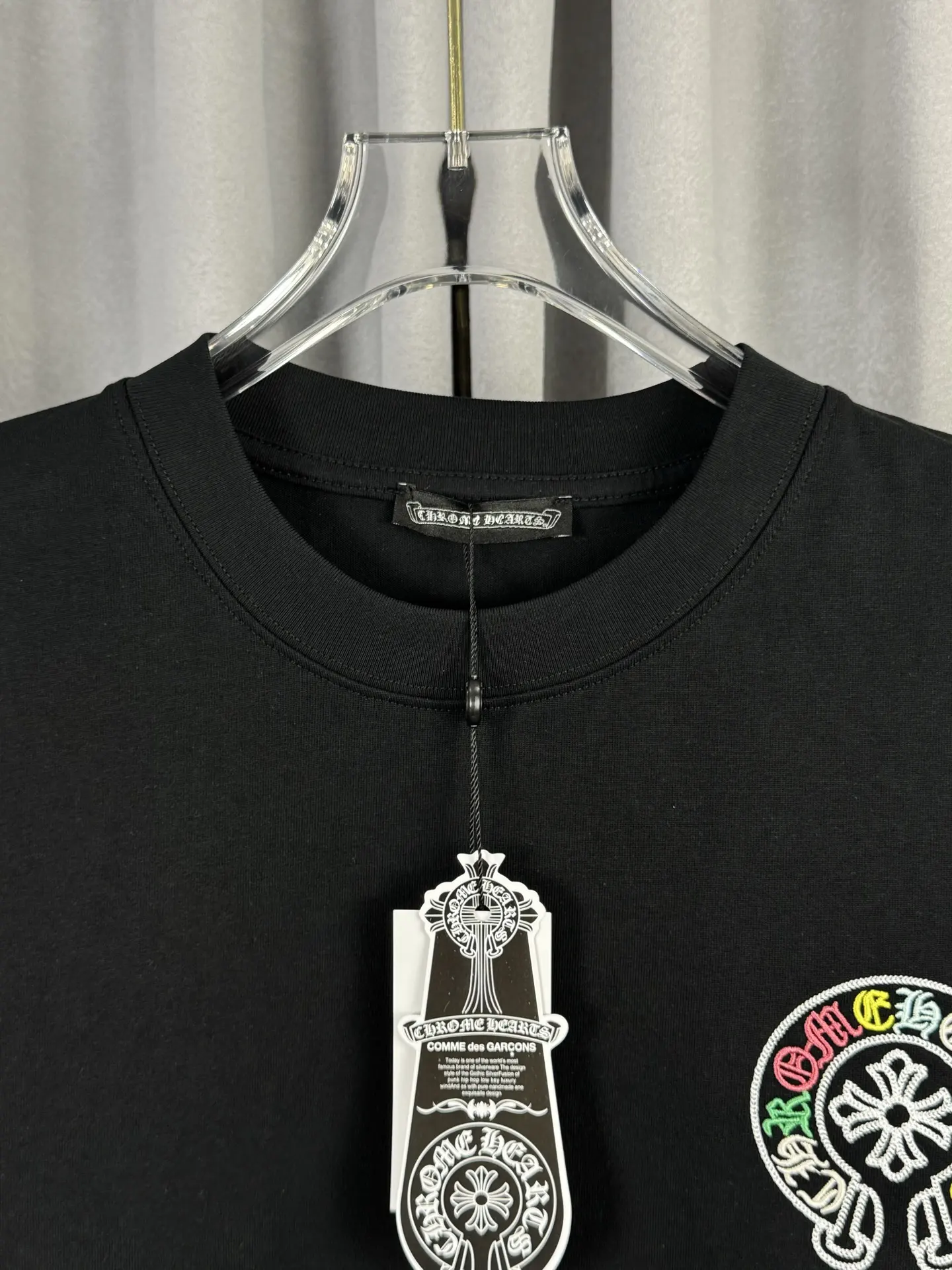 Embroidered Horseshoe Logo Cotton T-Shirt D15019581 — view 6