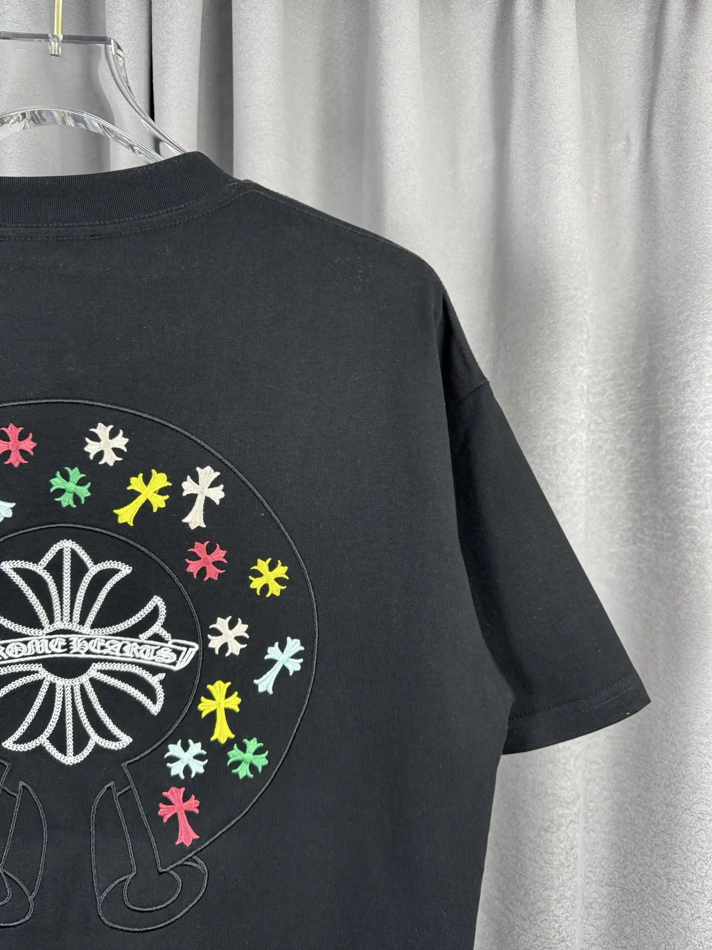 Embroidered Horseshoe Logo Cotton T-Shirt D15019581 — view 8