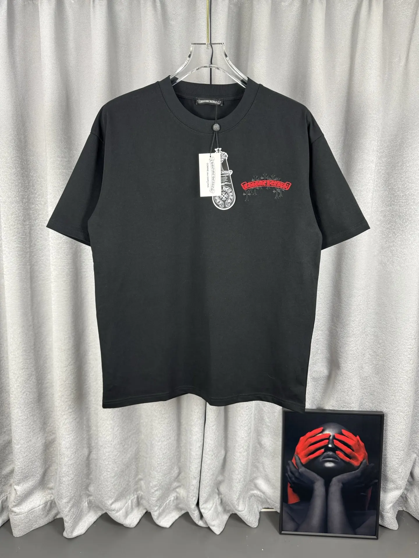 Embroidered Logo Cotton T-Shirt D15019558