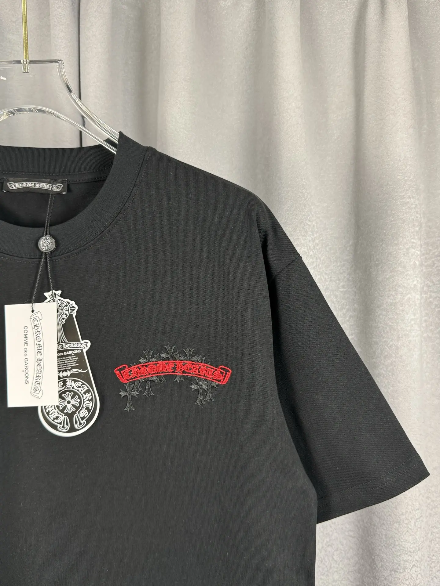 Embroidered Logo Cotton T-Shirt D15019558 — view 7