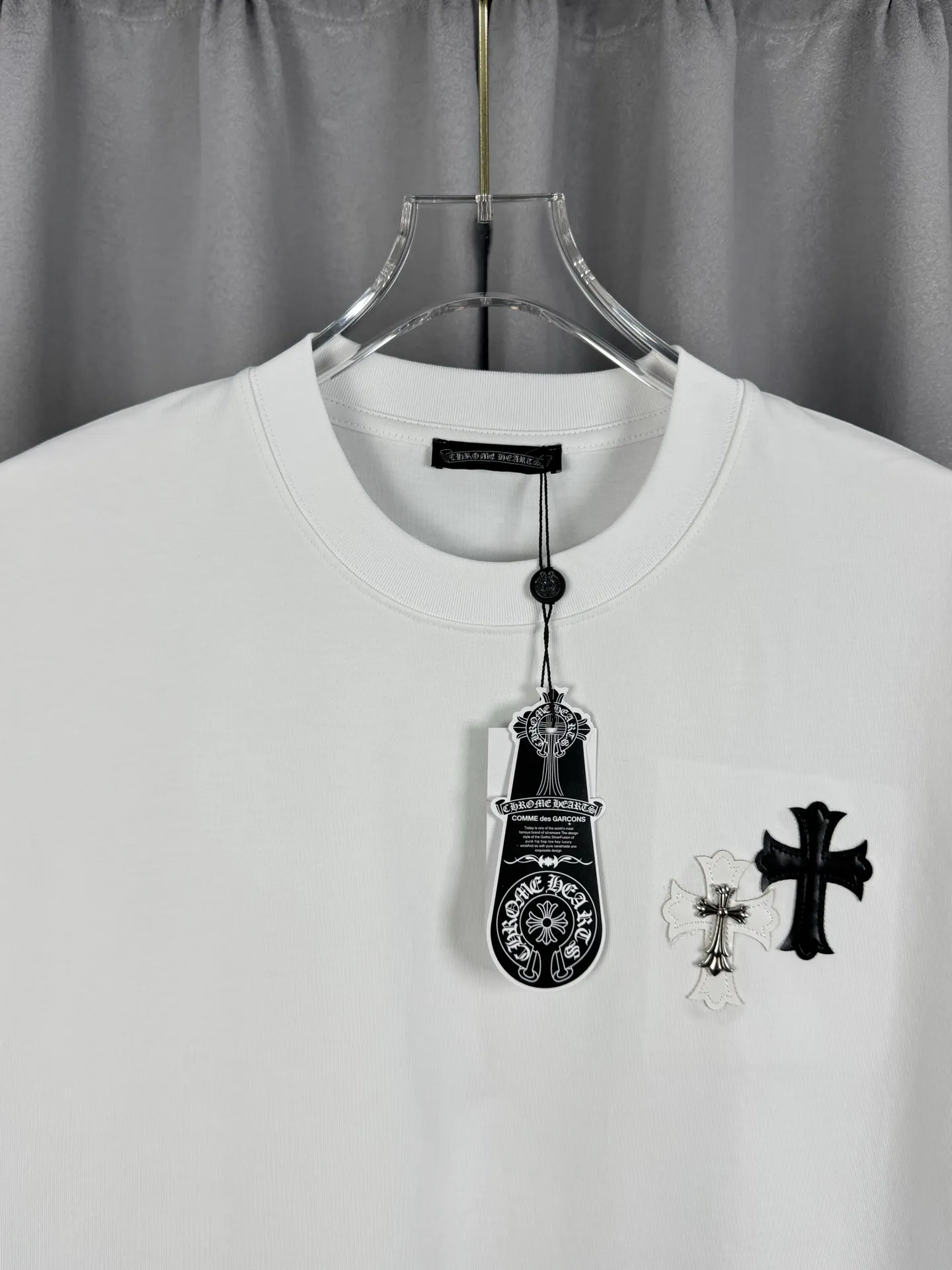 Chrome Hearts Embroidered Logo Cotton T-Shirt D15019560 — view 4