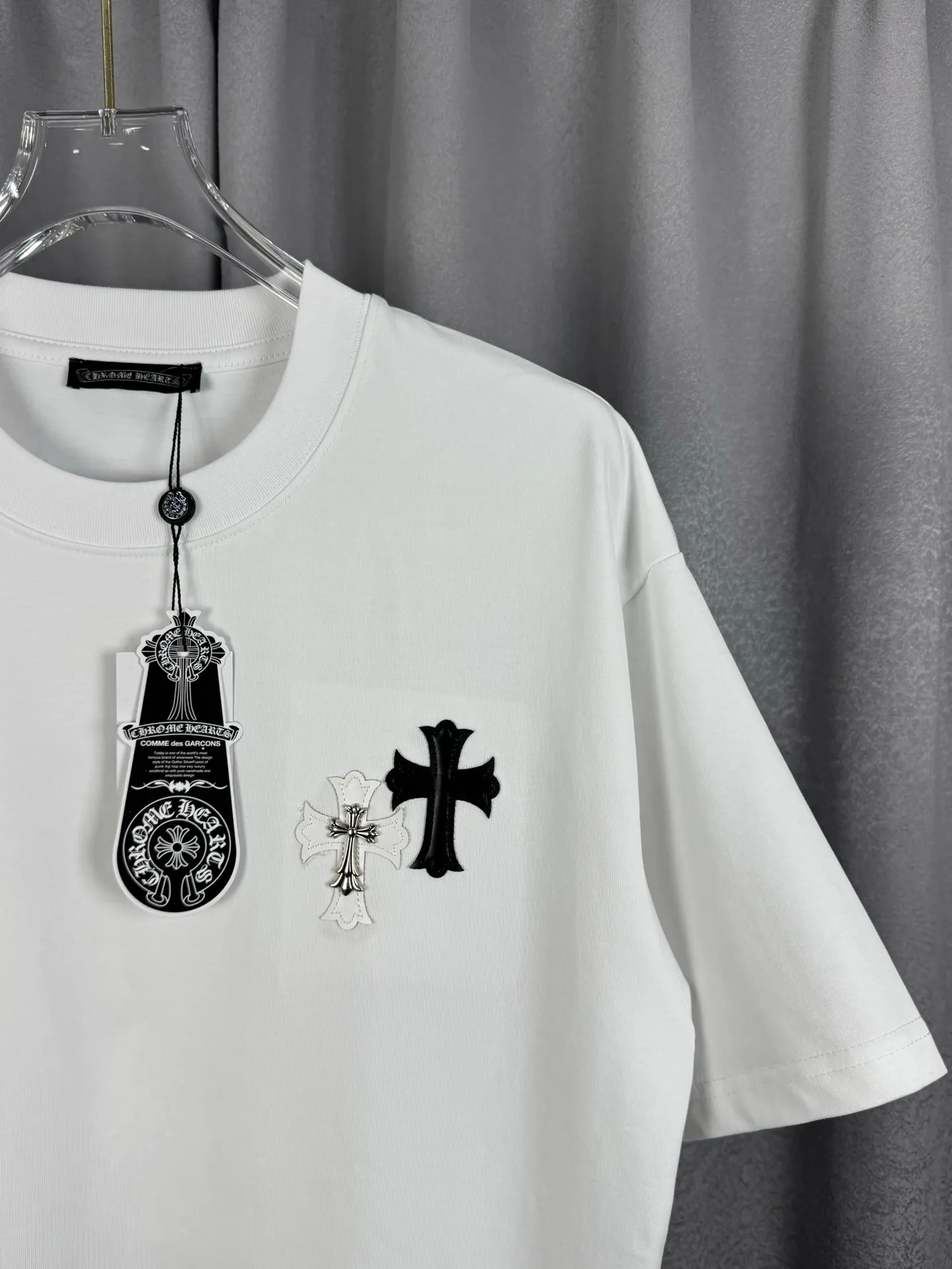 Chrome Hearts Embroidered Logo Cotton T-Shirt D15019560 — view 5
