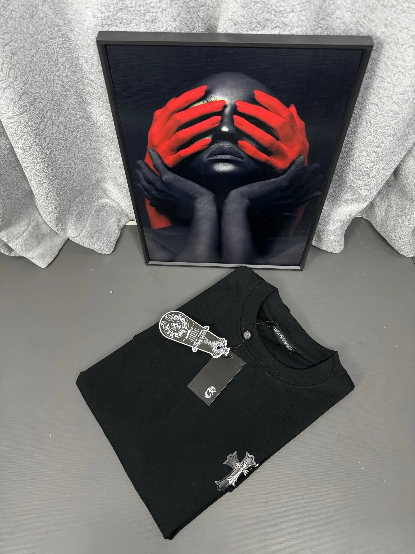 Chrome Hearts Embroidered Logo Cotton T-Shirt D15019559 — view 2