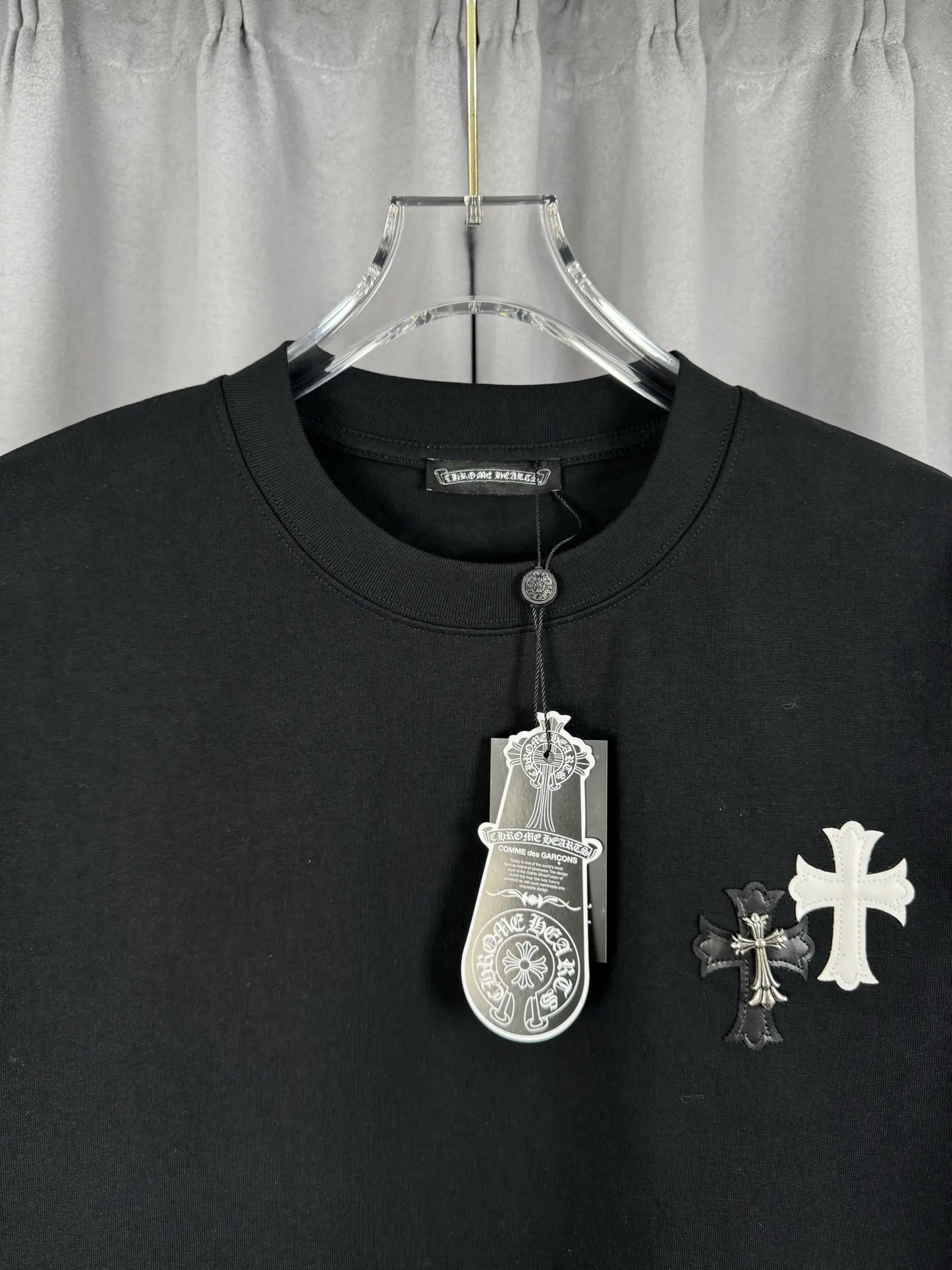 Chrome Hearts Embroidered Logo Cotton T-Shirt D15019559 — view 4