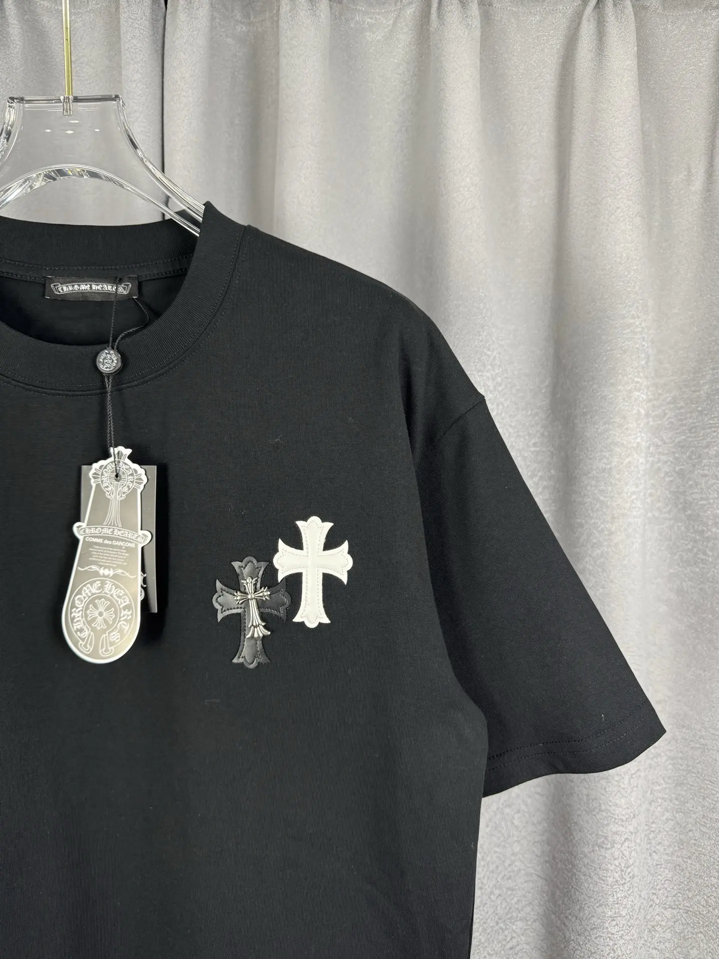Chrome Hearts Embroidered Logo Cotton T-Shirt D15019559 — view 5
