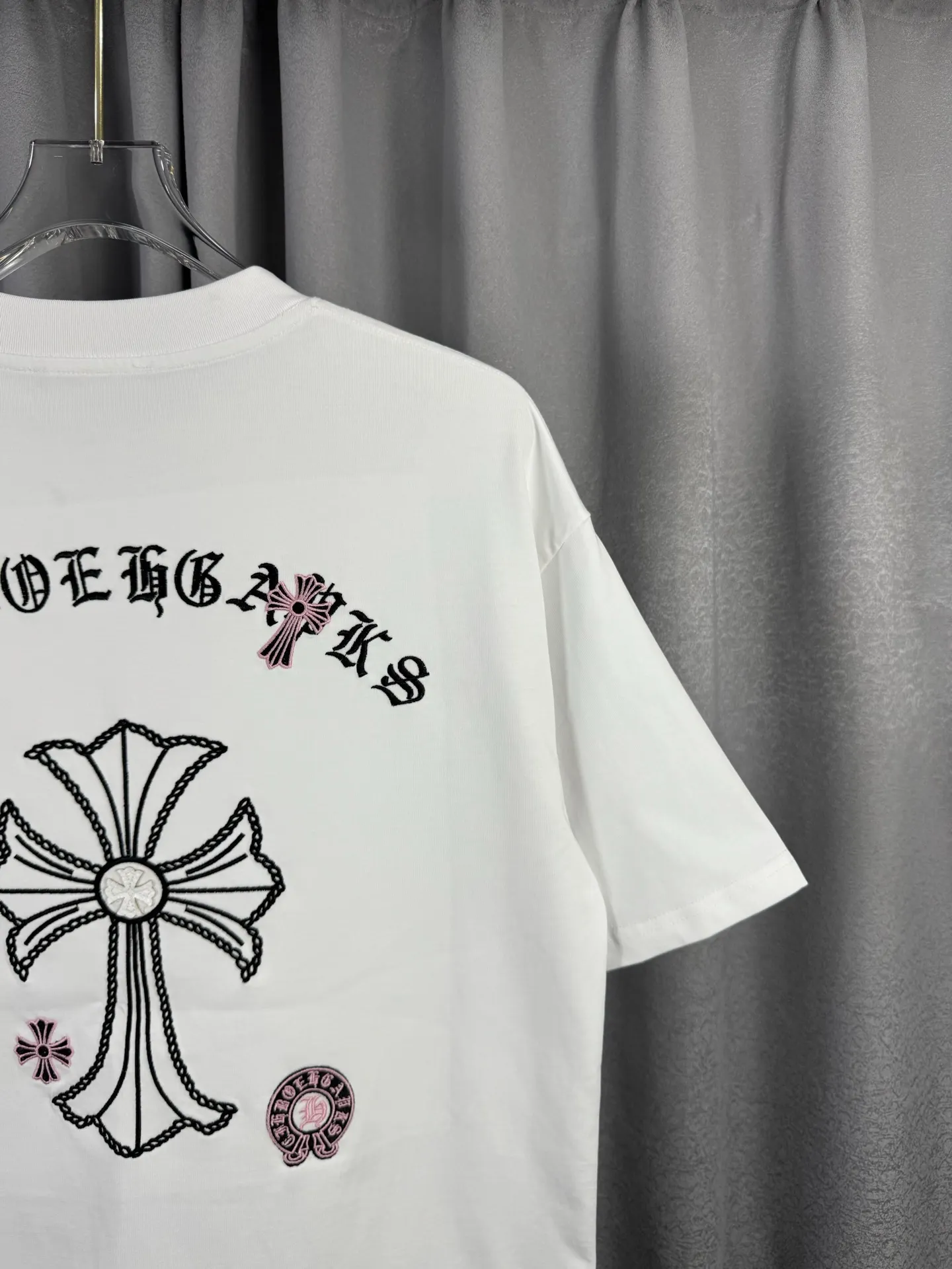 Embroidered Logo Cotton T-Shirt D15019583 — view 8