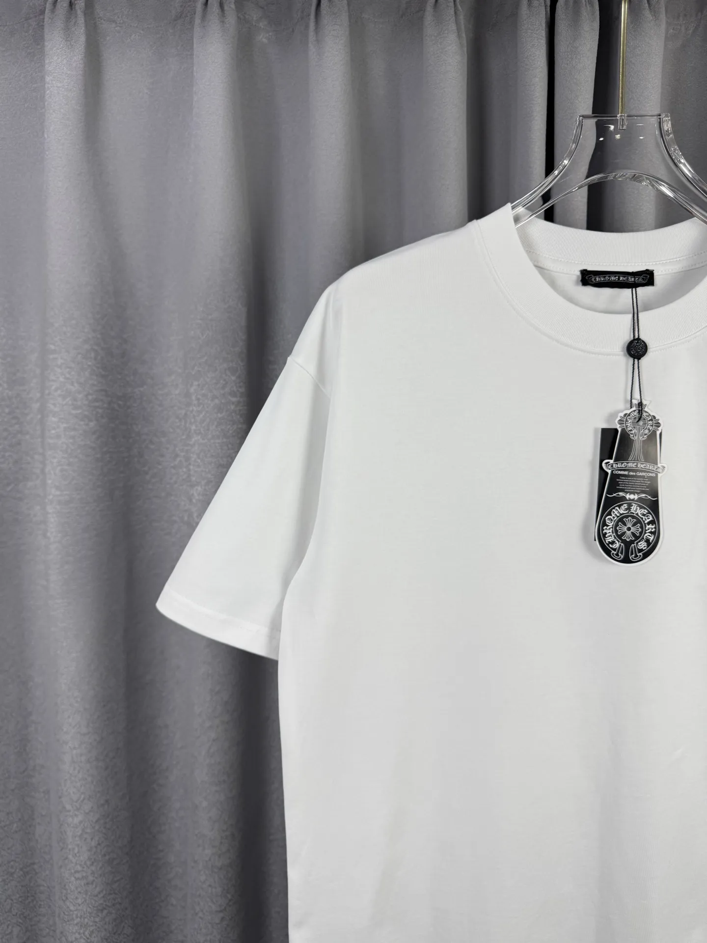 Horseshoe Logo Embroidered Cotton T-Shirt D15019582 — view 3
