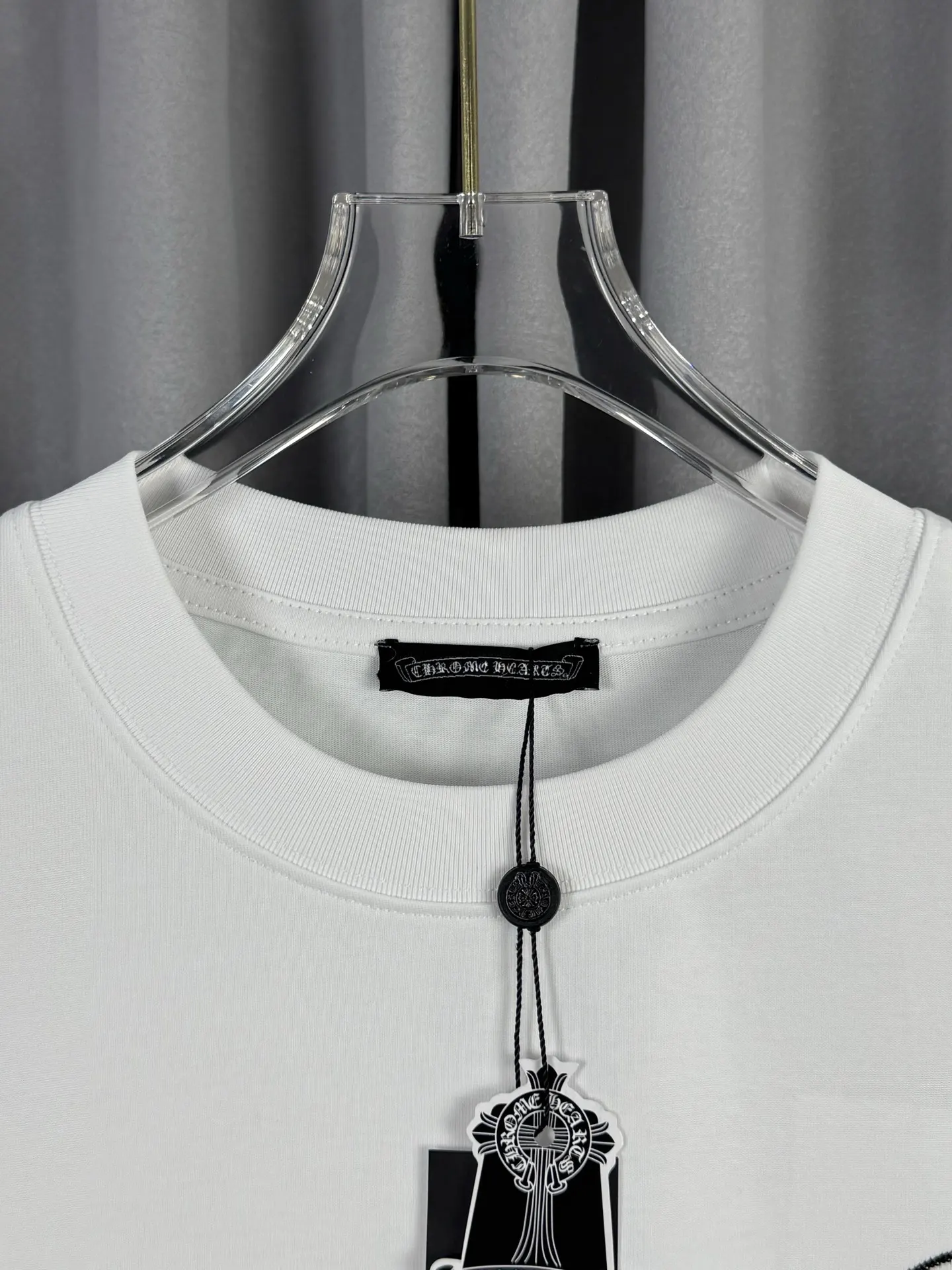 Horseshoe Logo Embroidered Cotton T-Shirt D15019582 — view 6