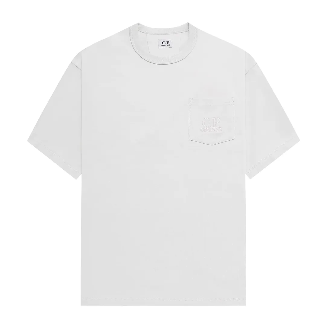 Embroidered Logo Cotton Pocket T-Shirt D15513223