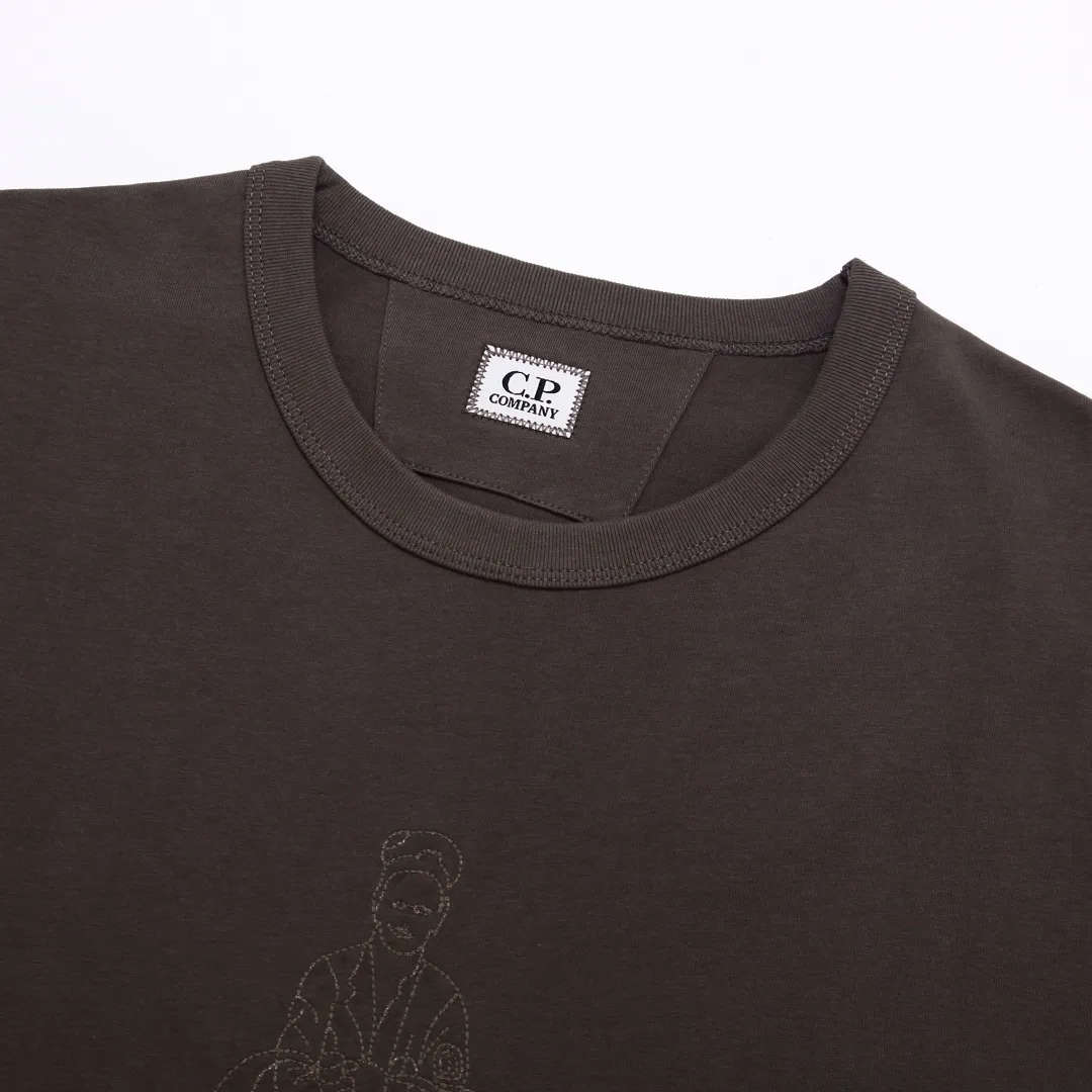 Embroidered Cotton Jersey T-Shirt D15513221 — view 3