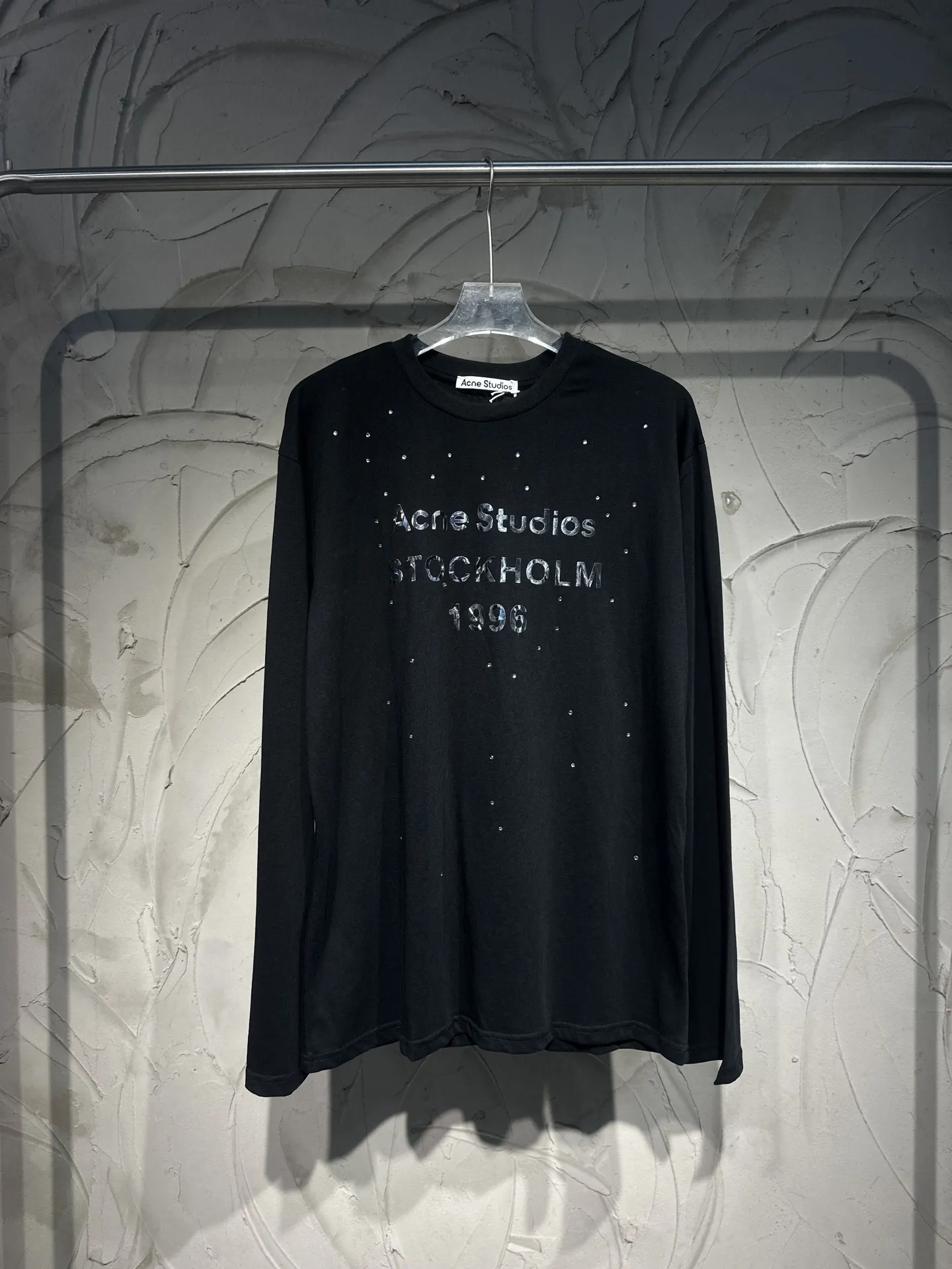 1996 Rhinestone Logo Long-Sleeve T-Shirt D15524349