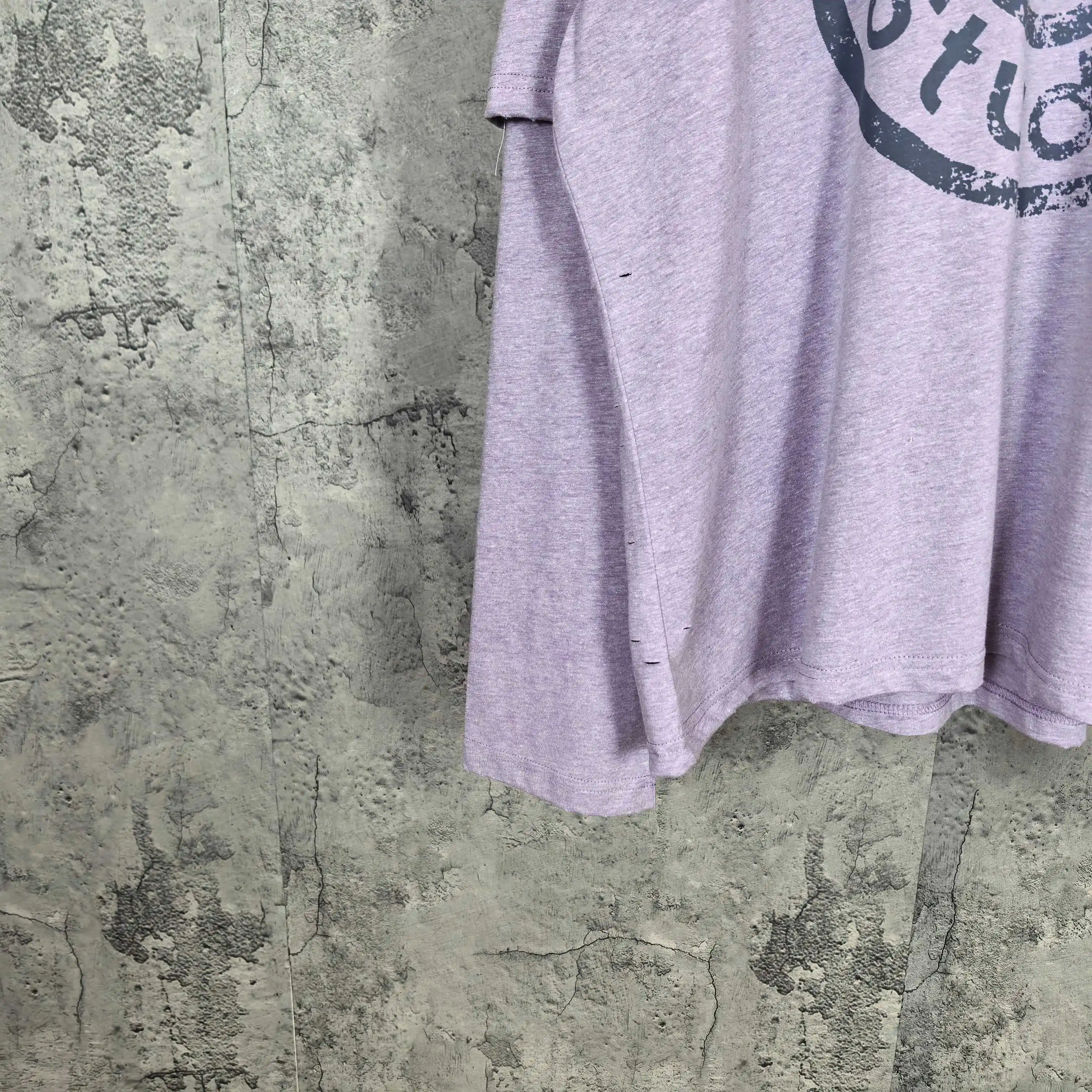 Distressed Logo Print Long-Sleeve T-Shirt D15524522 — view 12