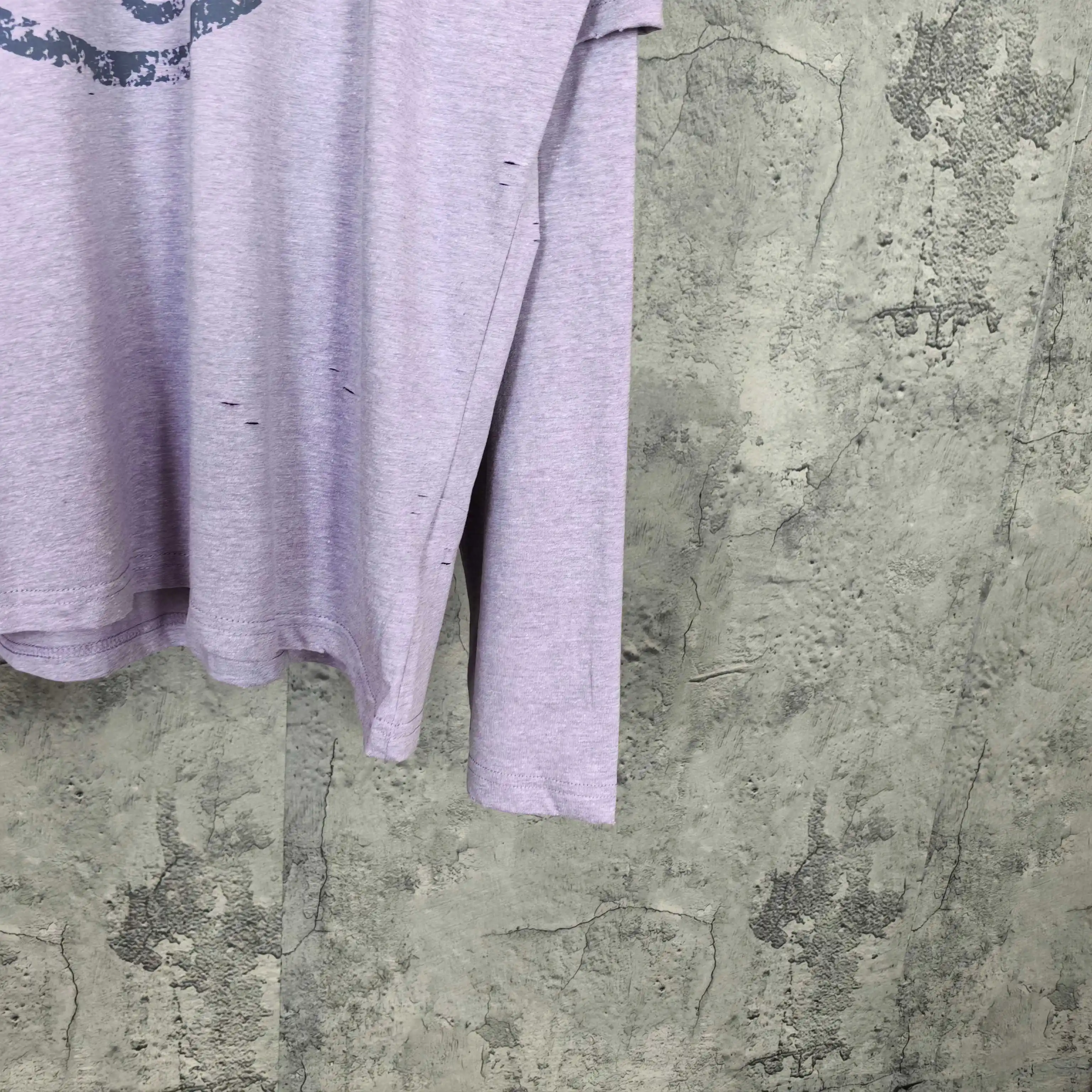 Distressed Logo Print Long-Sleeve T-Shirt D15524522 — view 13