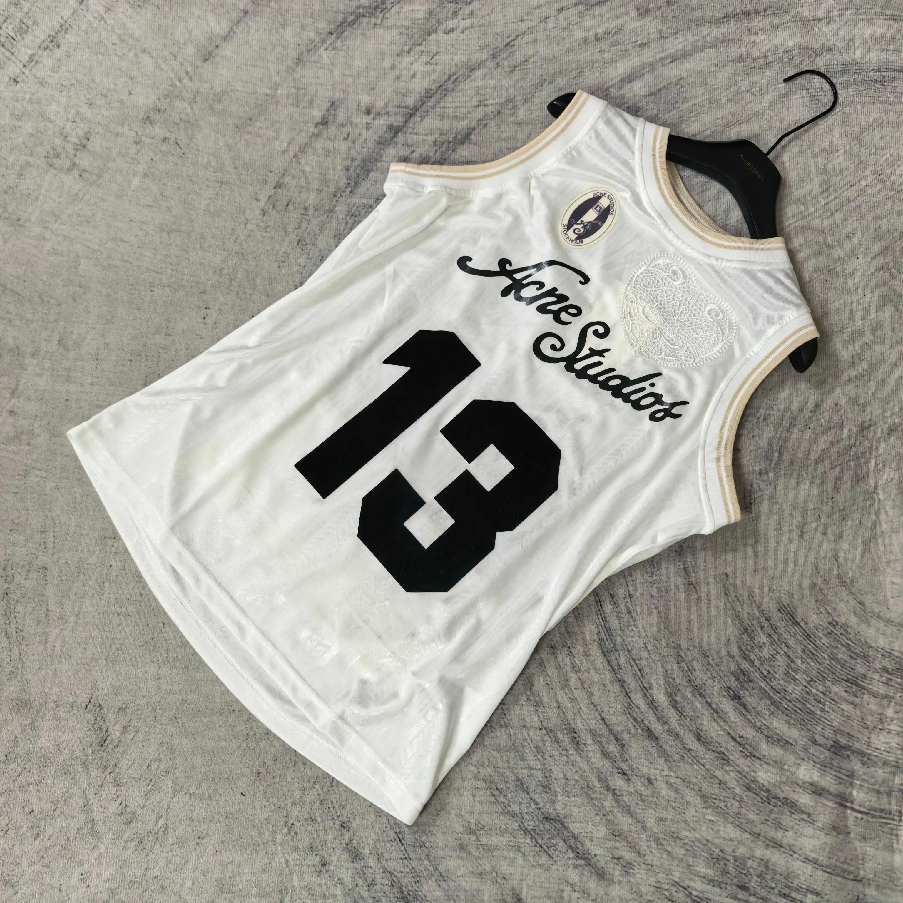 Logo Print Basketball Jersey Tank Top D15524576 — view 4