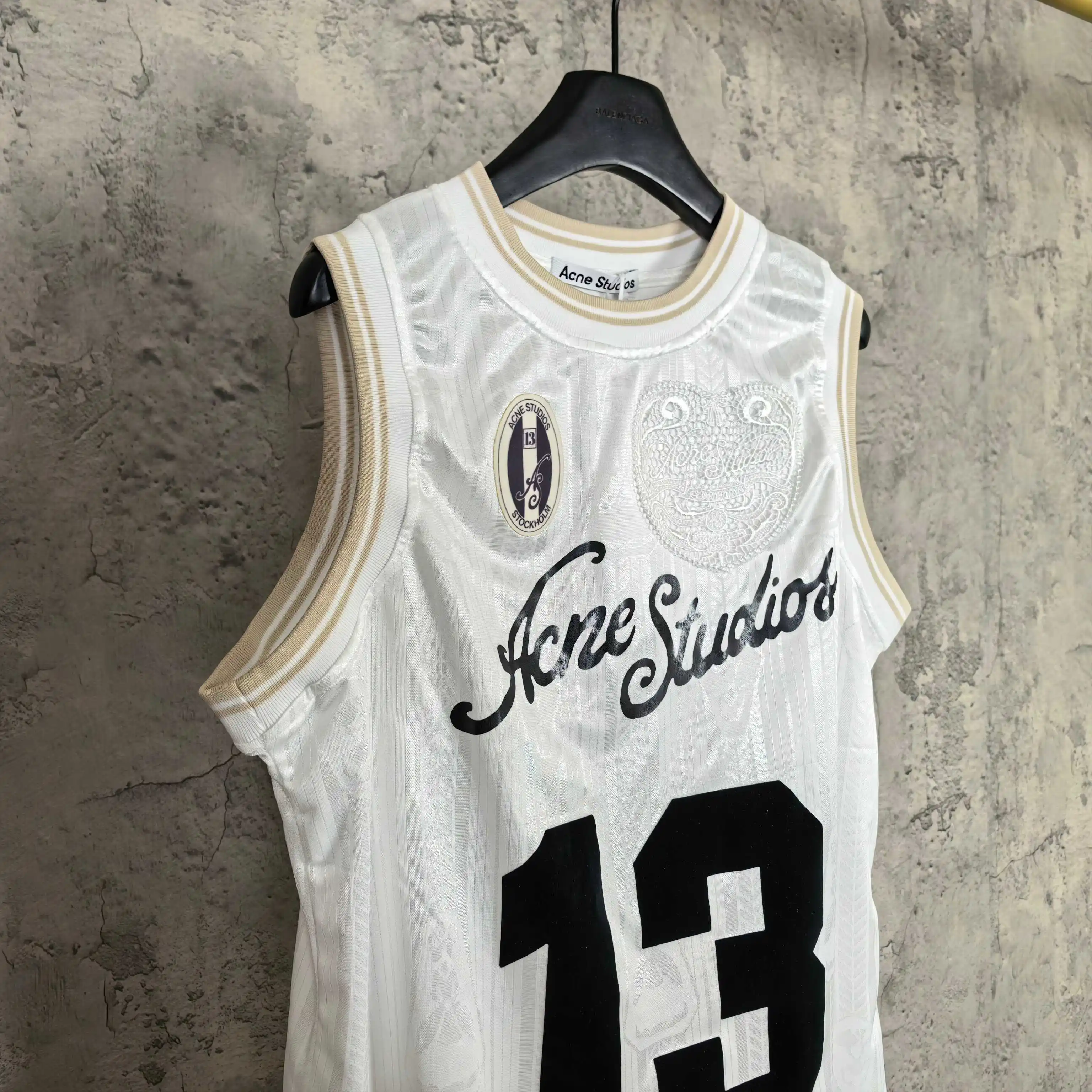 Logo Print Basketball Jersey Tank Top D15524576 — view 7