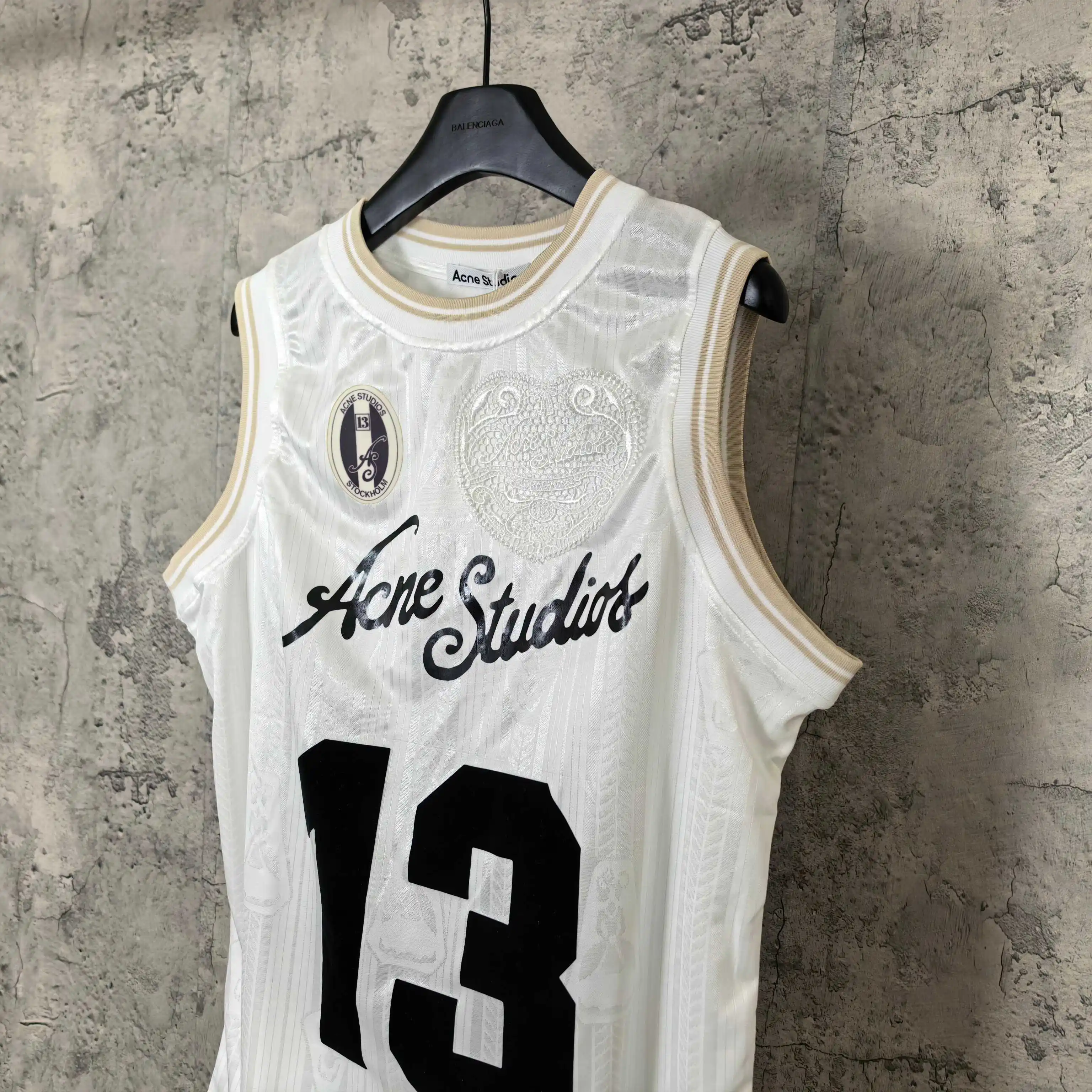 Logo Print Basketball Jersey Tank Top D15524576 — view 9