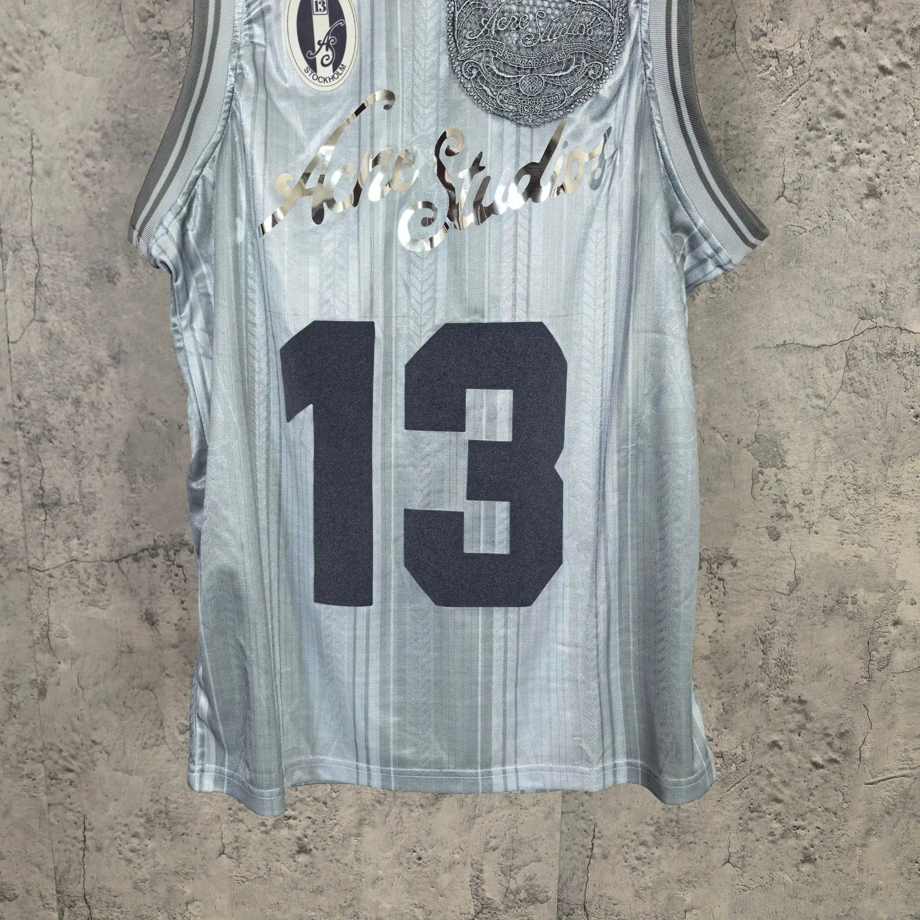 Logo-Print Mesh Football Jersey Vest D15524577 — view 10