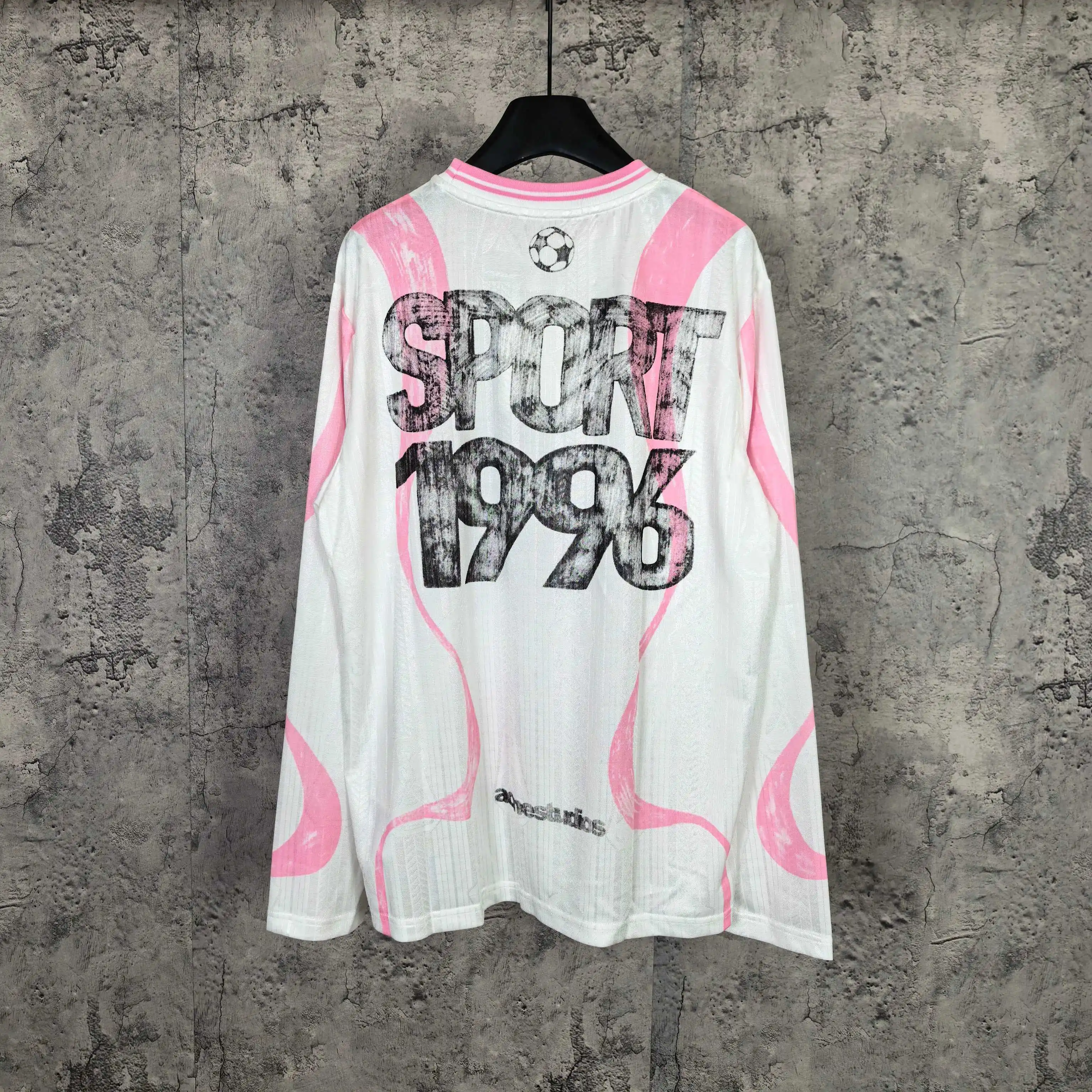 Graphic Print Long-Sleeve Football Jersey D15524553 — view 2