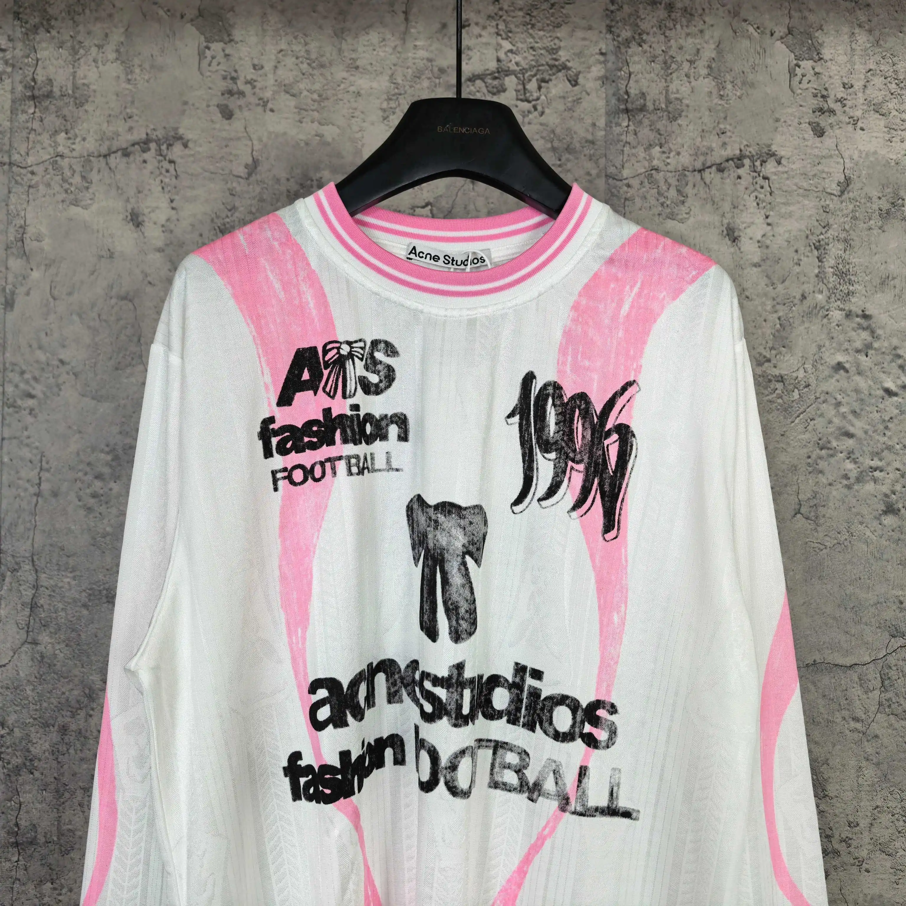 Graphic Print Long-Sleeve Football Jersey D15524553 — view 3
