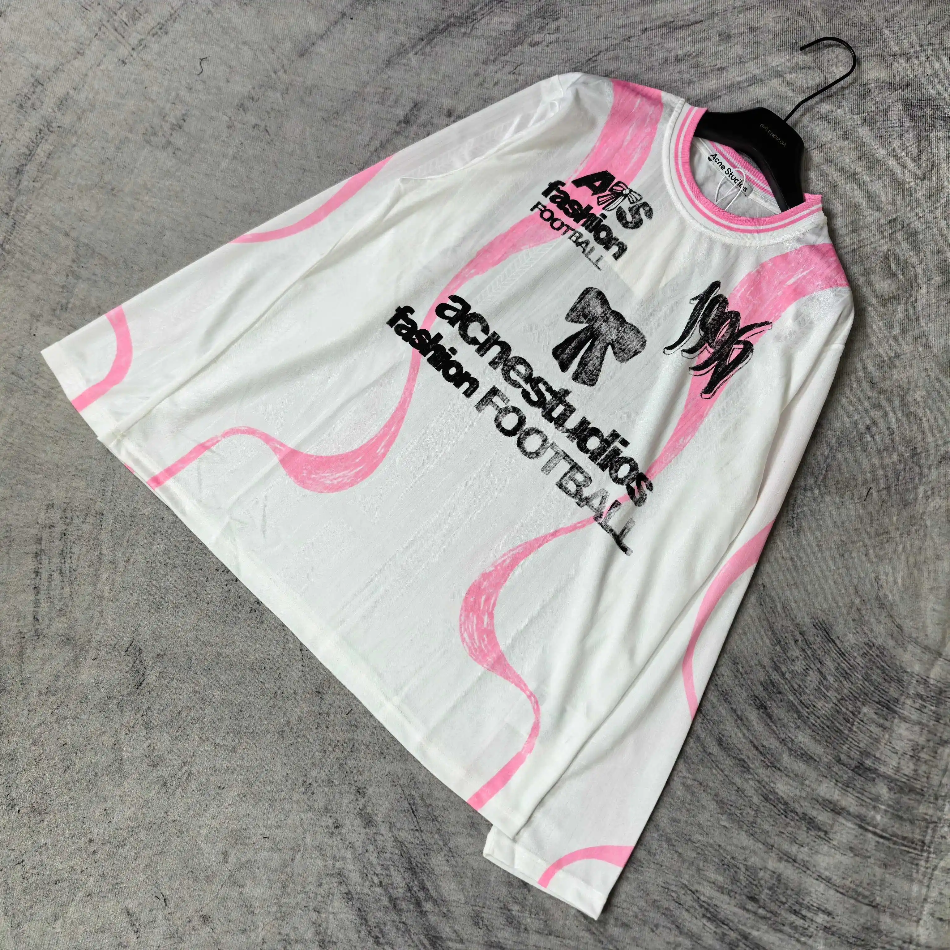 Graphic Print Long-Sleeve Football Jersey D15524553 — view 4