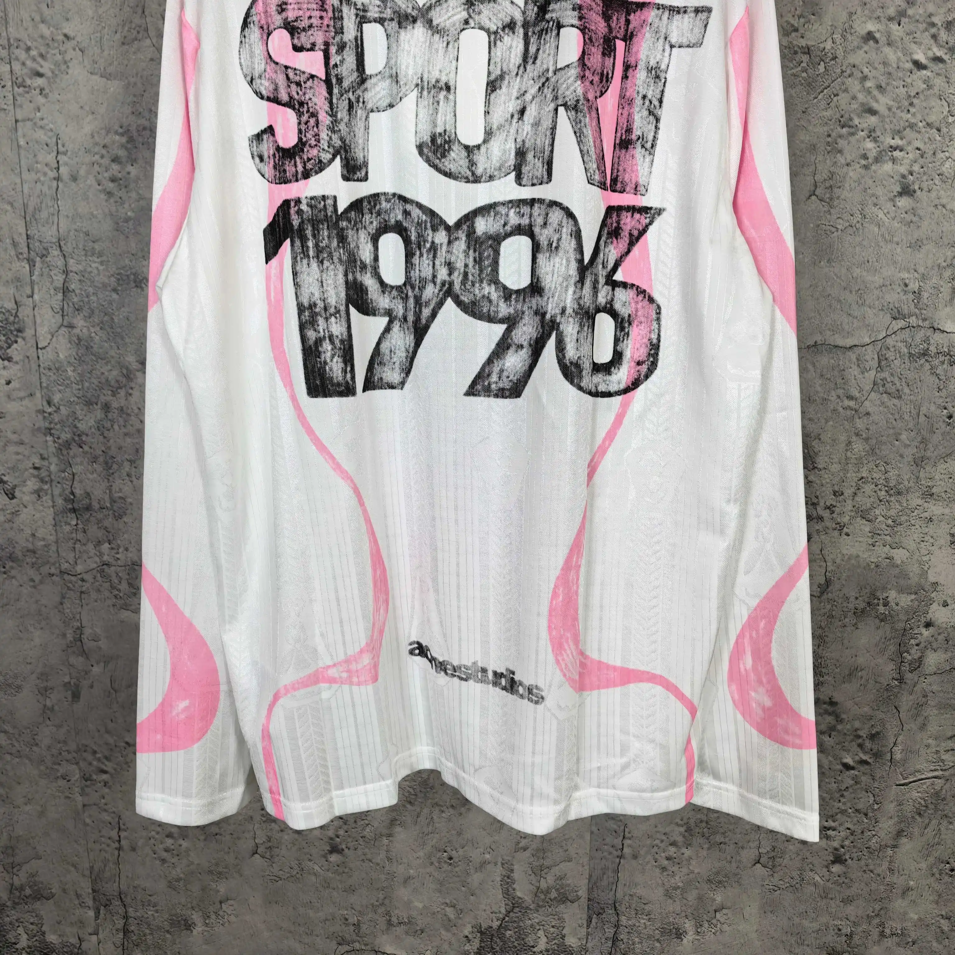 Graphic Print Long-Sleeve Football Jersey D15524553 — view 12