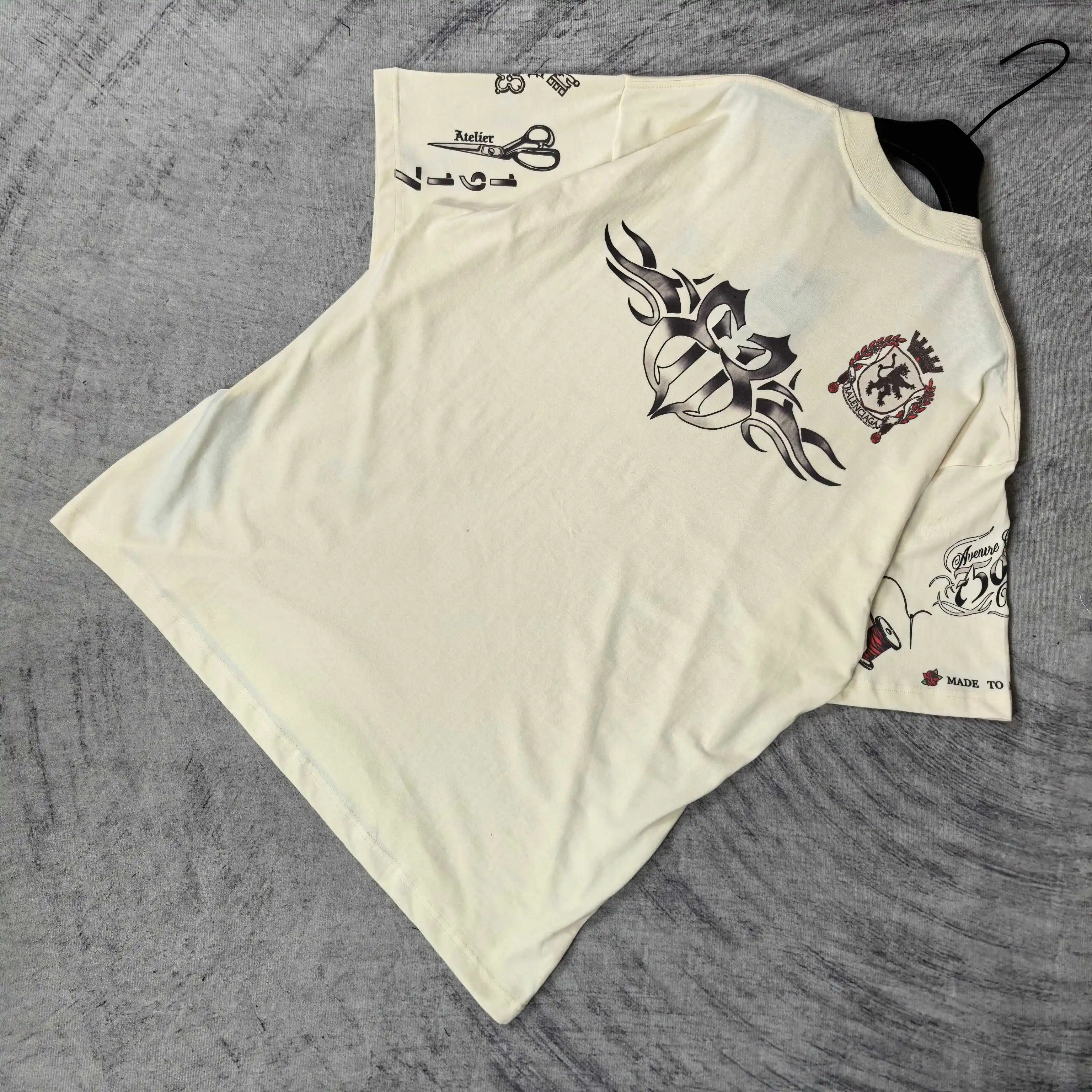Tattoo Logo Print Medium Fit T-Shirt D15524461 — view 5