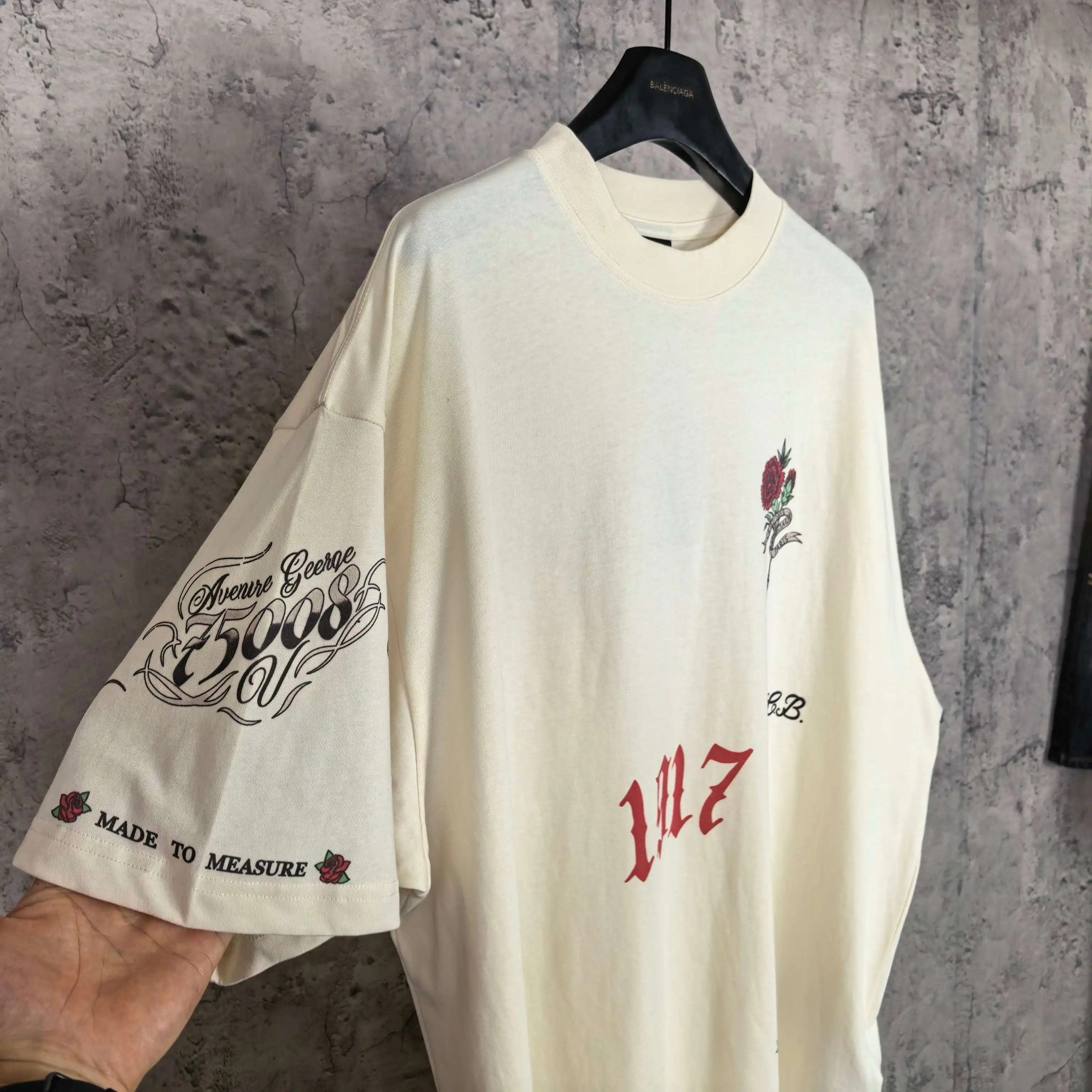 Tattoo Logo Print Medium Fit T-Shirt D15524461 — view 7
