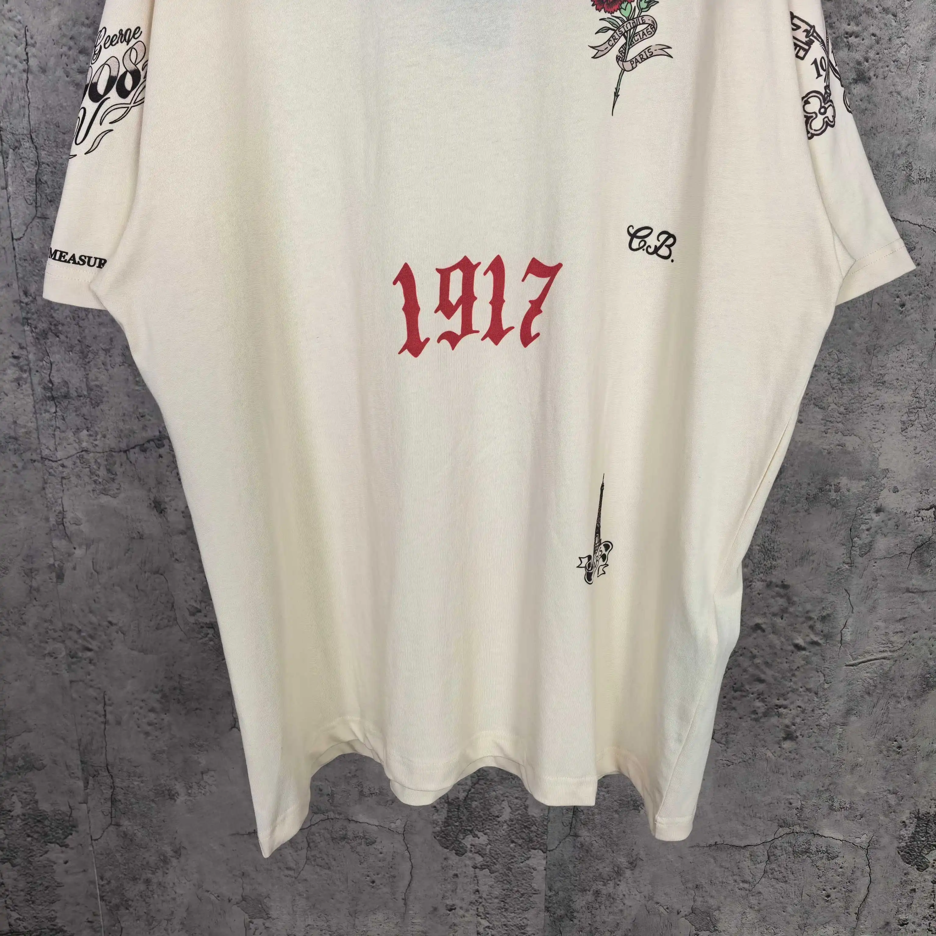 Tattoo Logo Print Medium Fit T-Shirt D15524461 — view 11