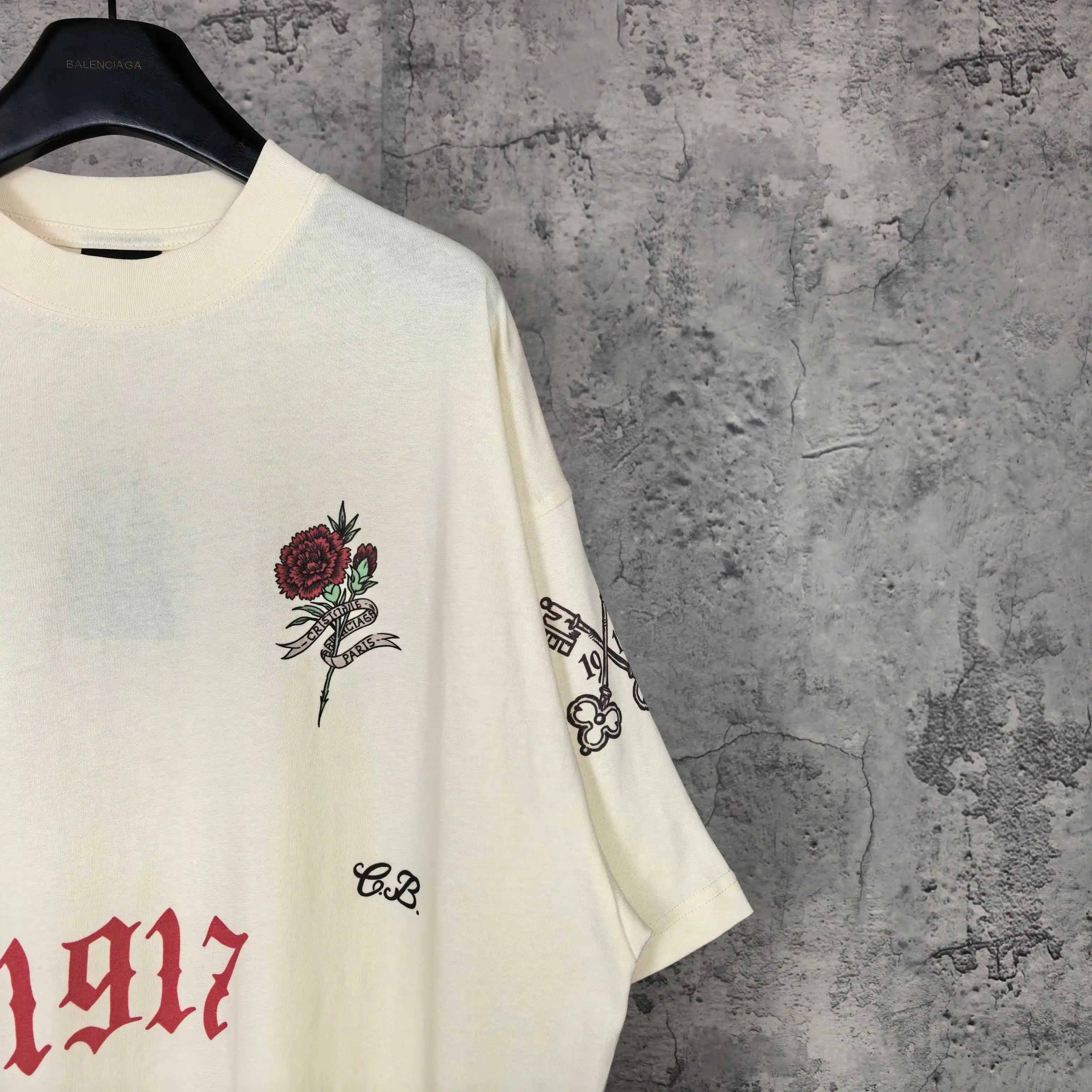 Tattoo Logo Print Medium Fit T-Shirt D15524461 — view 12