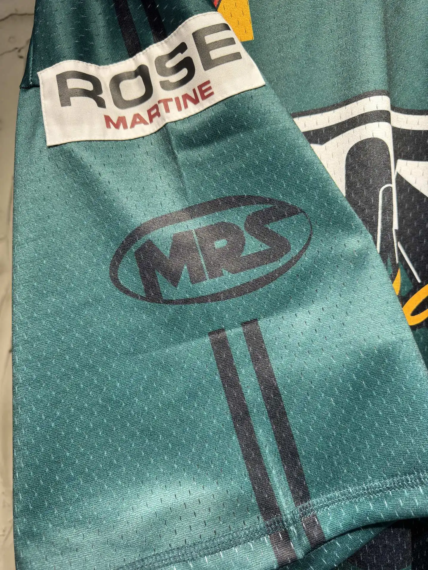 Oversized Logo-Print Mesh Football Jersey D15524336 — view 11