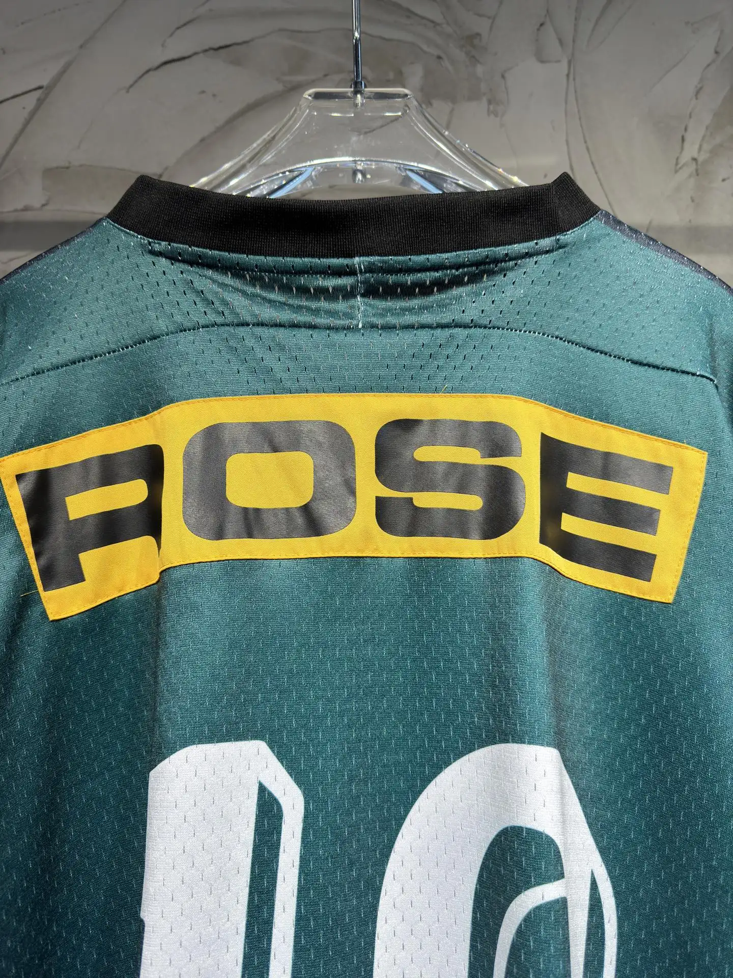 Oversized Logo-Print Mesh Football Jersey D15524336 — view 18