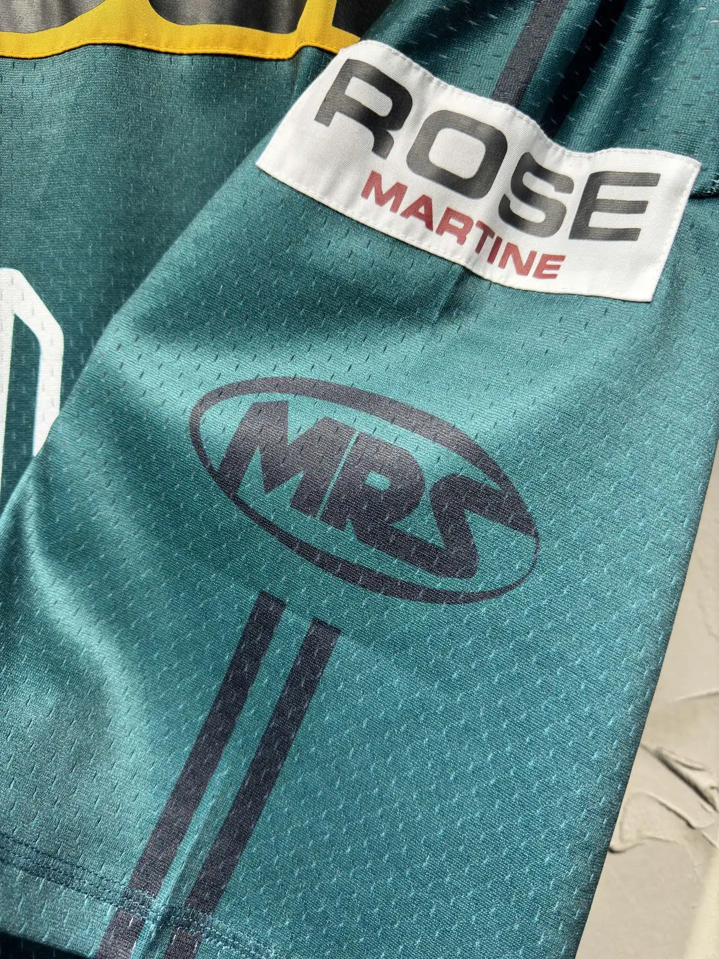 Oversized Logo-Print Mesh Football Jersey D15524336 — view 21
