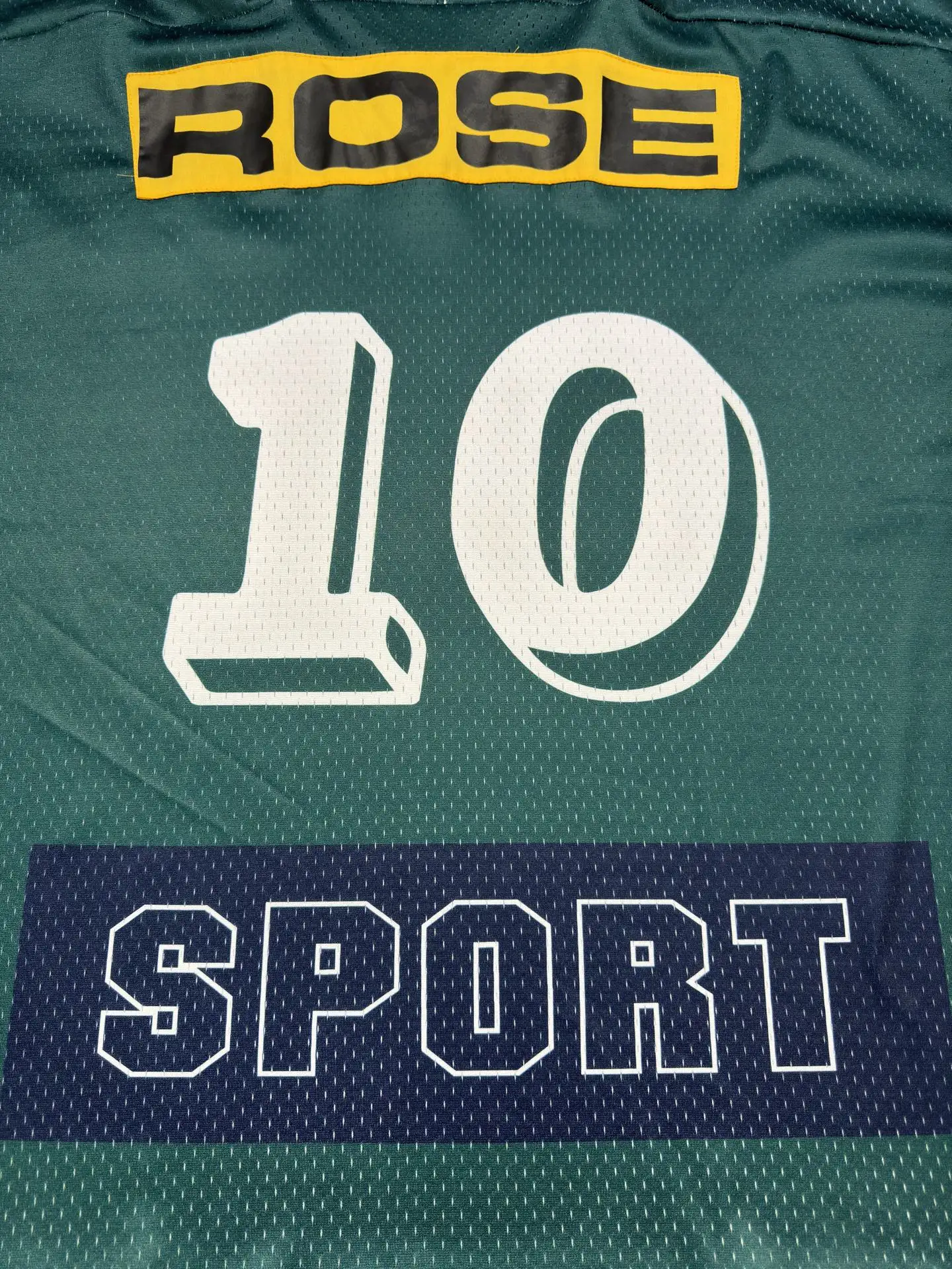 Oversized Logo-Print Mesh Football Jersey D15524336 — view 25