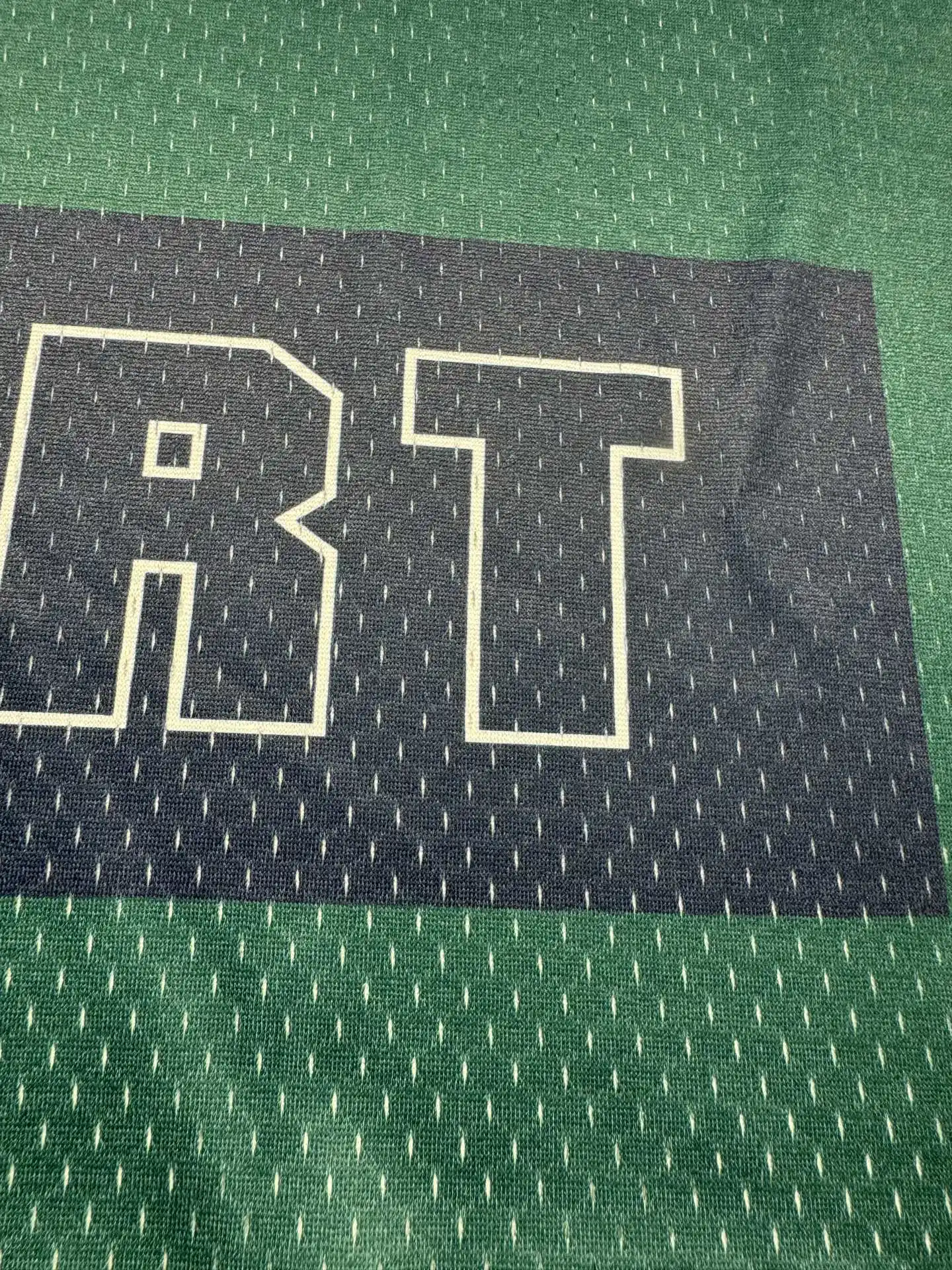 Oversized Logo-Print Mesh Football Jersey D15524336 — view 33