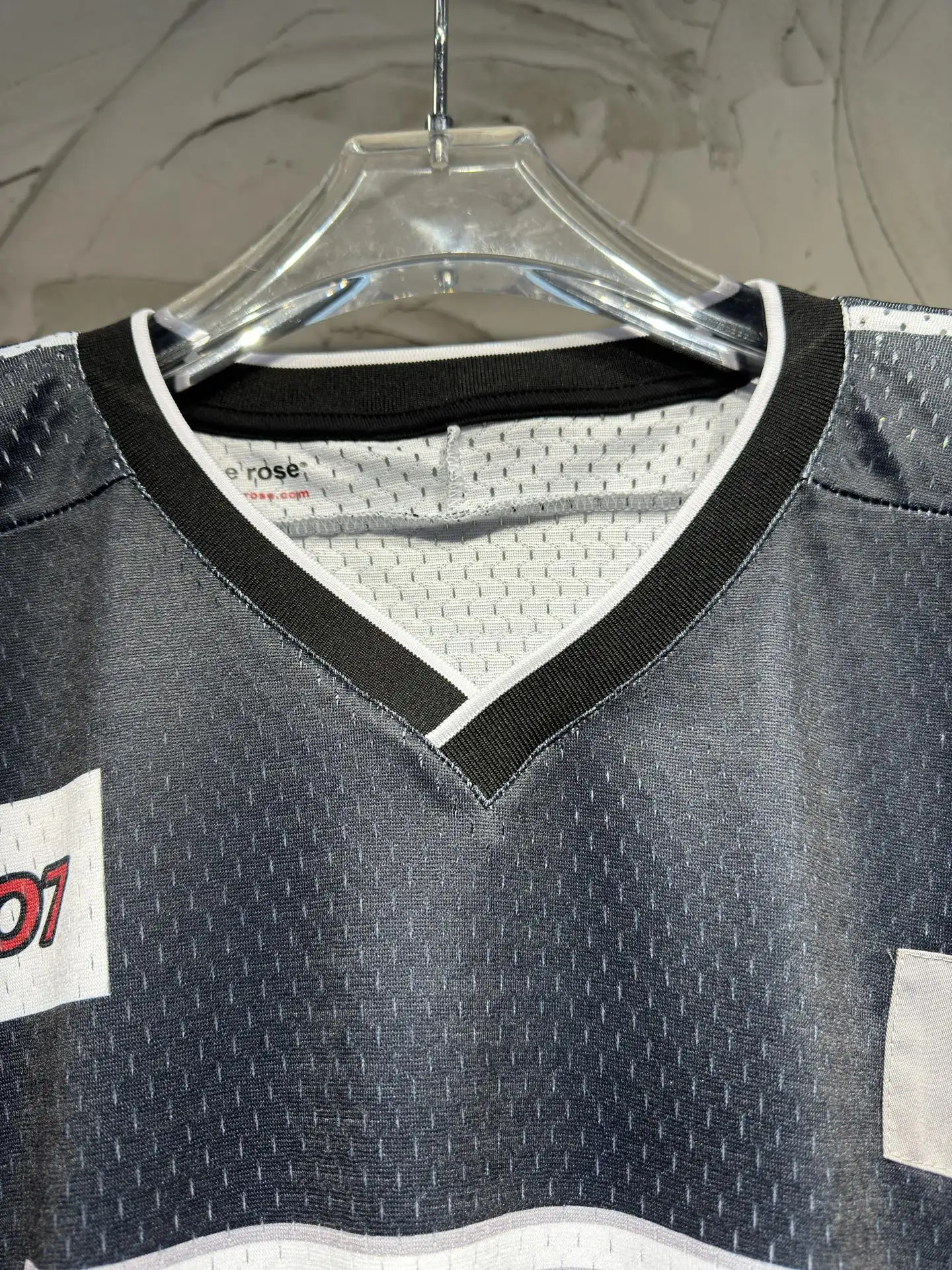 Oversized Graphic Mesh Football Jersey D15524335 — view 5