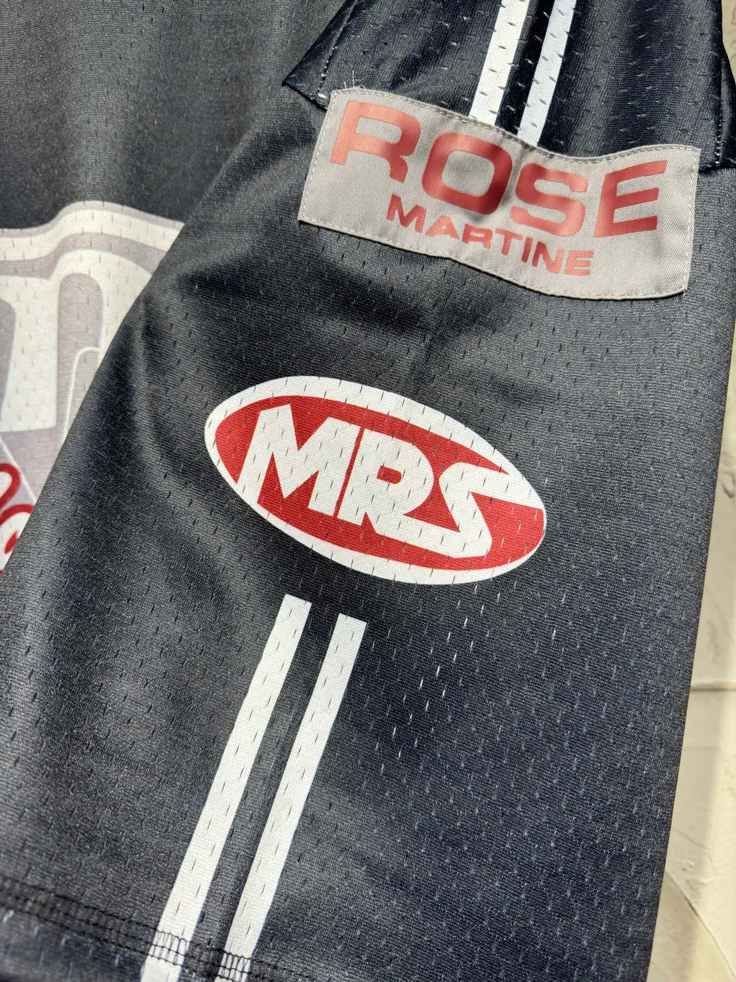 Oversized Graphic Mesh Football Jersey D15524335 — view 14
