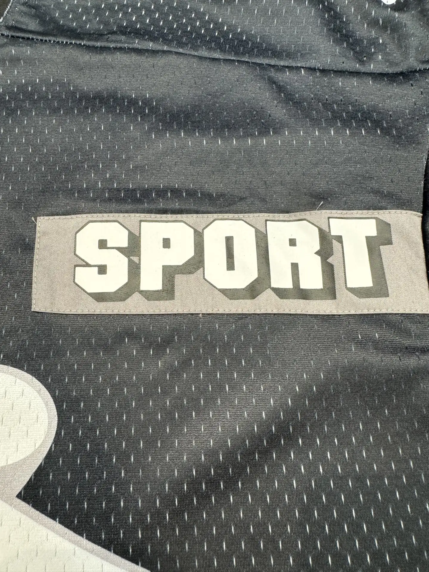 Oversized Graphic Mesh Football Jersey D15524335 — view 21