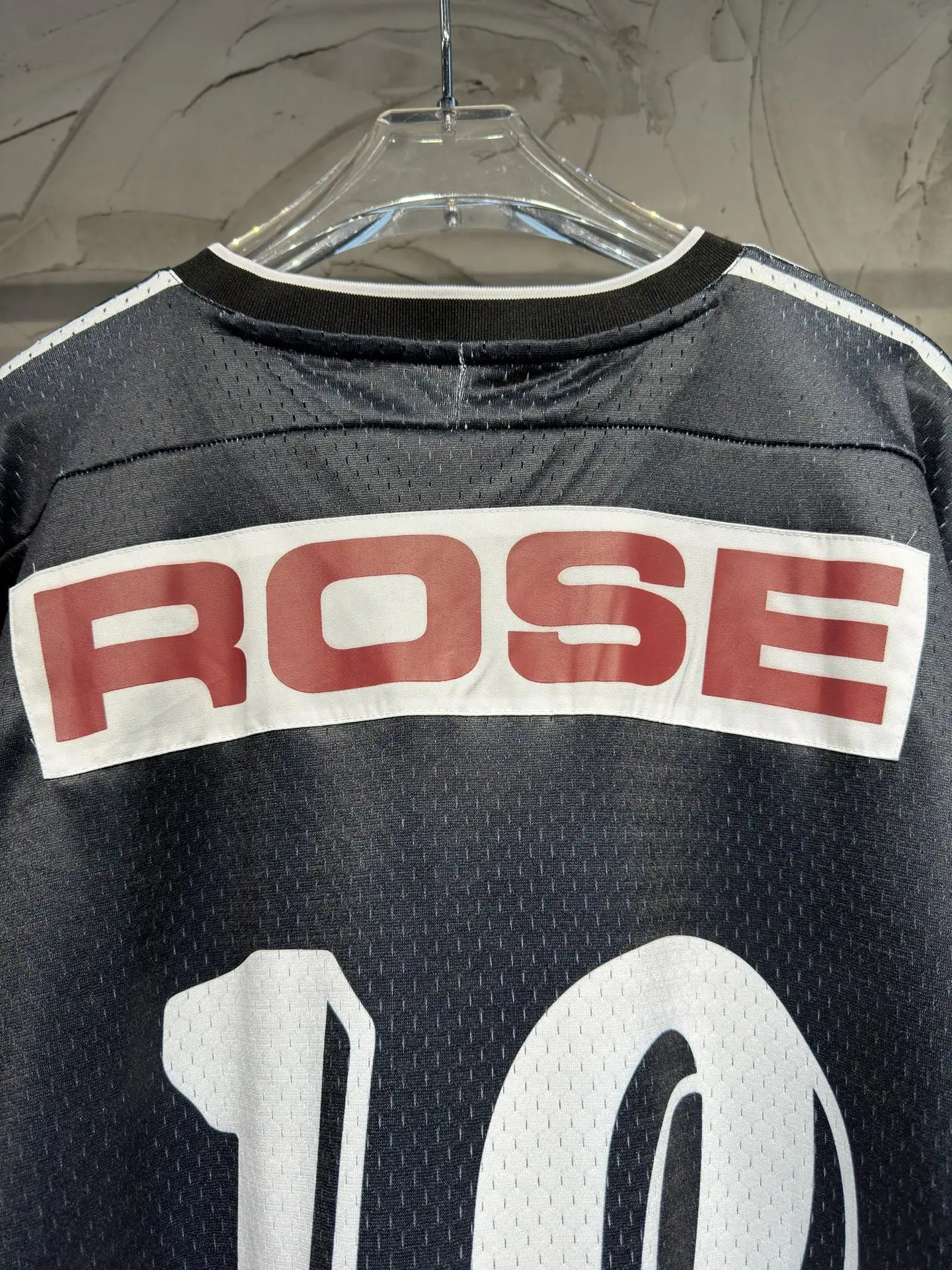 Oversized Graphic Mesh Football Jersey D15524335 — view 25